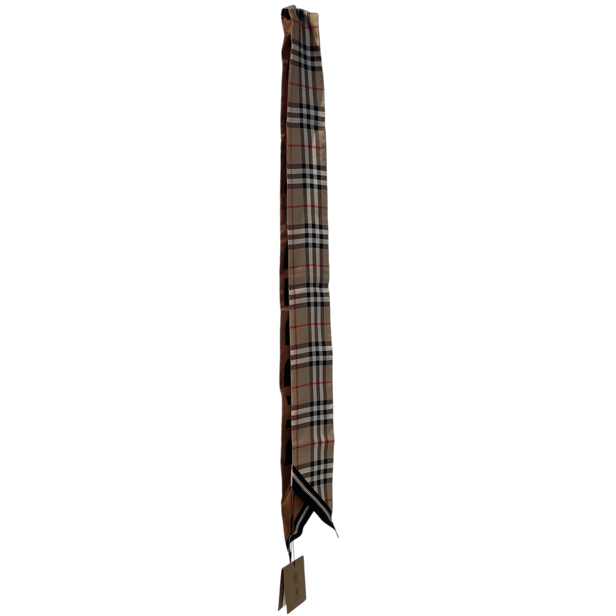 BURBERRY/Scarf/Plaid/Silk/CML/L's/vintage check ribbon view 4