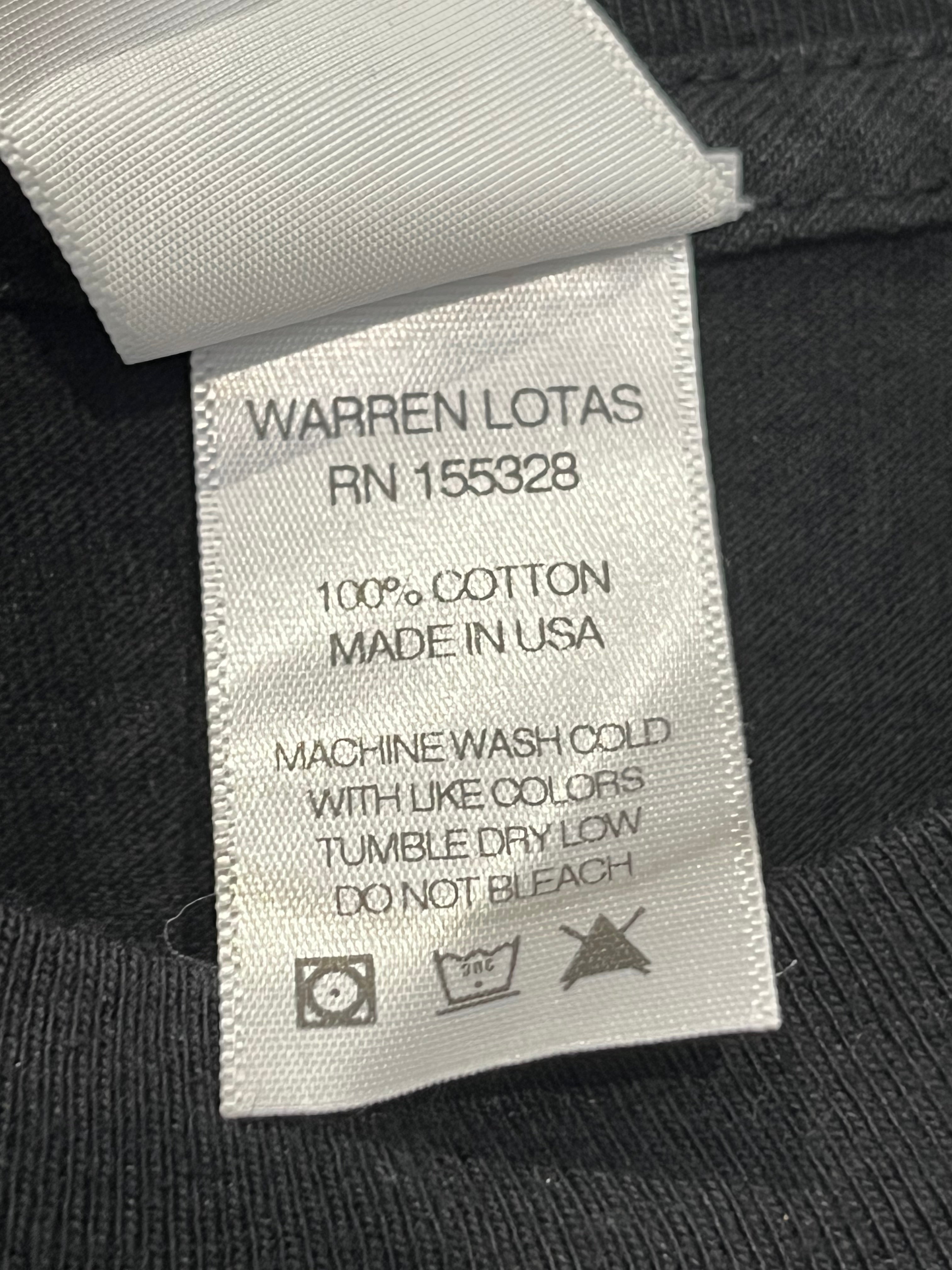 WARREN LOTAS/T-Shirt/L/Cotton/BLK/High Neck/Graphic/RN15532I8 grim reaper tee view 4
