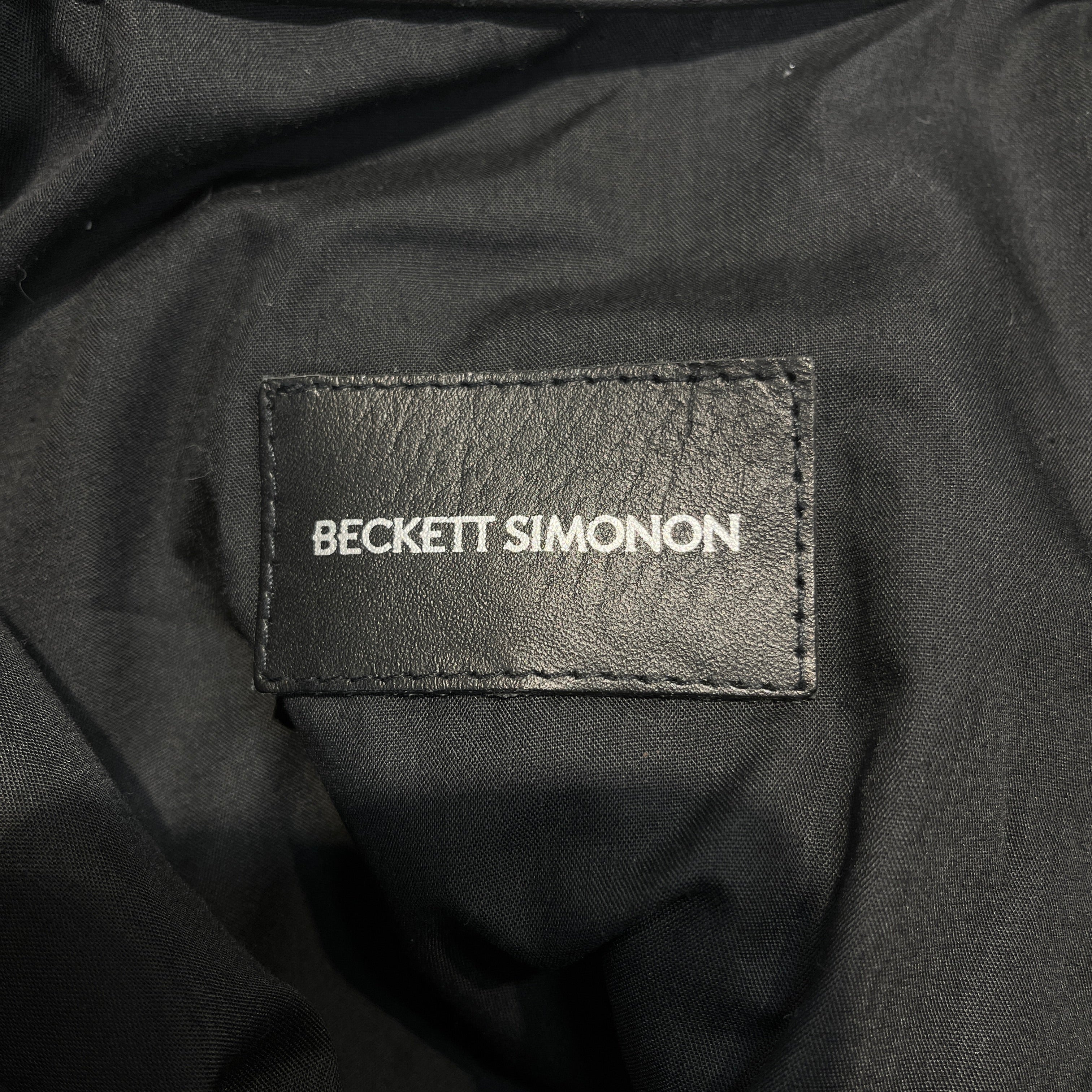 Beckett Simonon/Leather Jkt/M/Leather/BLK/Cafe Racer view 3