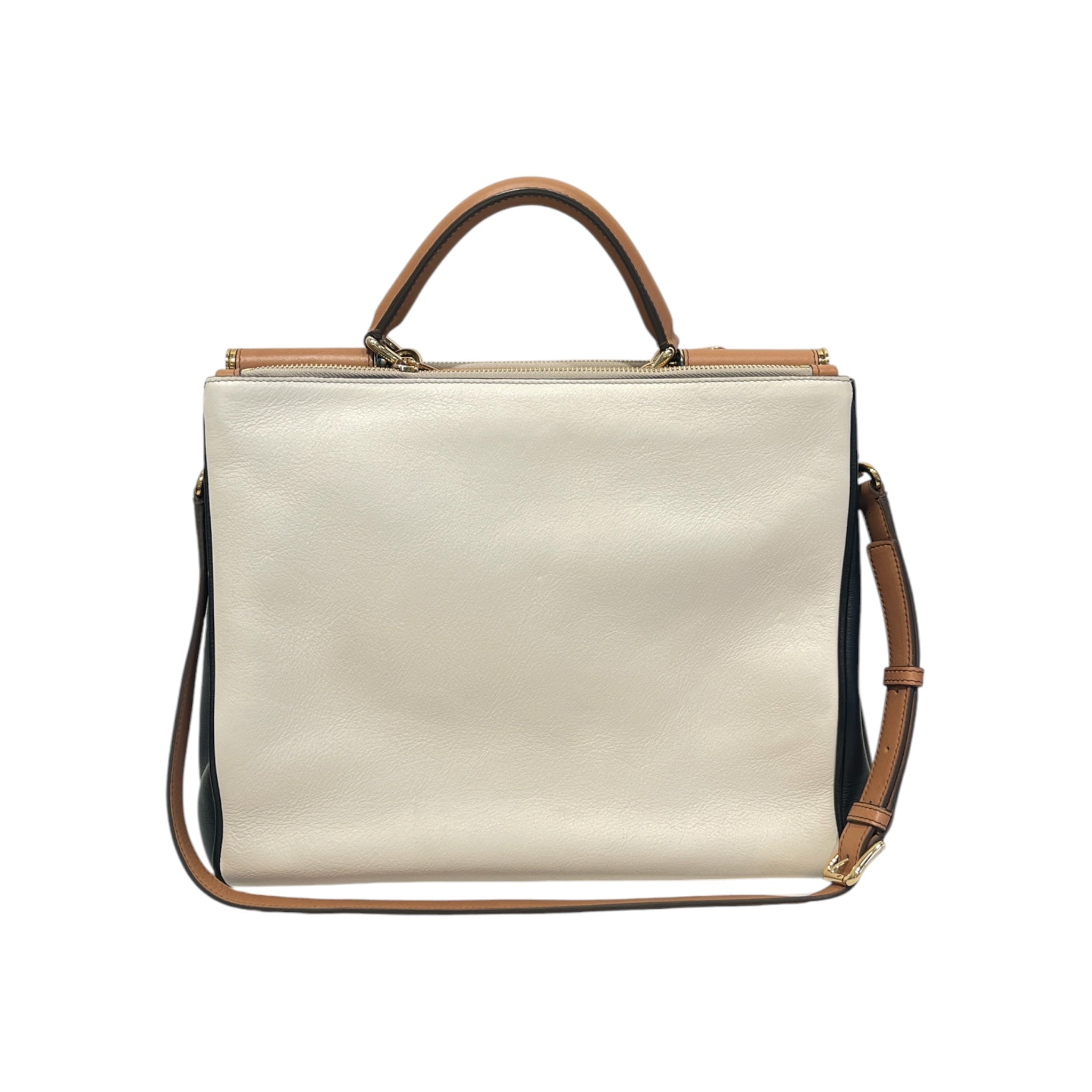 DOLCE&GABBANA/Tote Bag/Leather/CRM/blk/bwn/sicily view 2