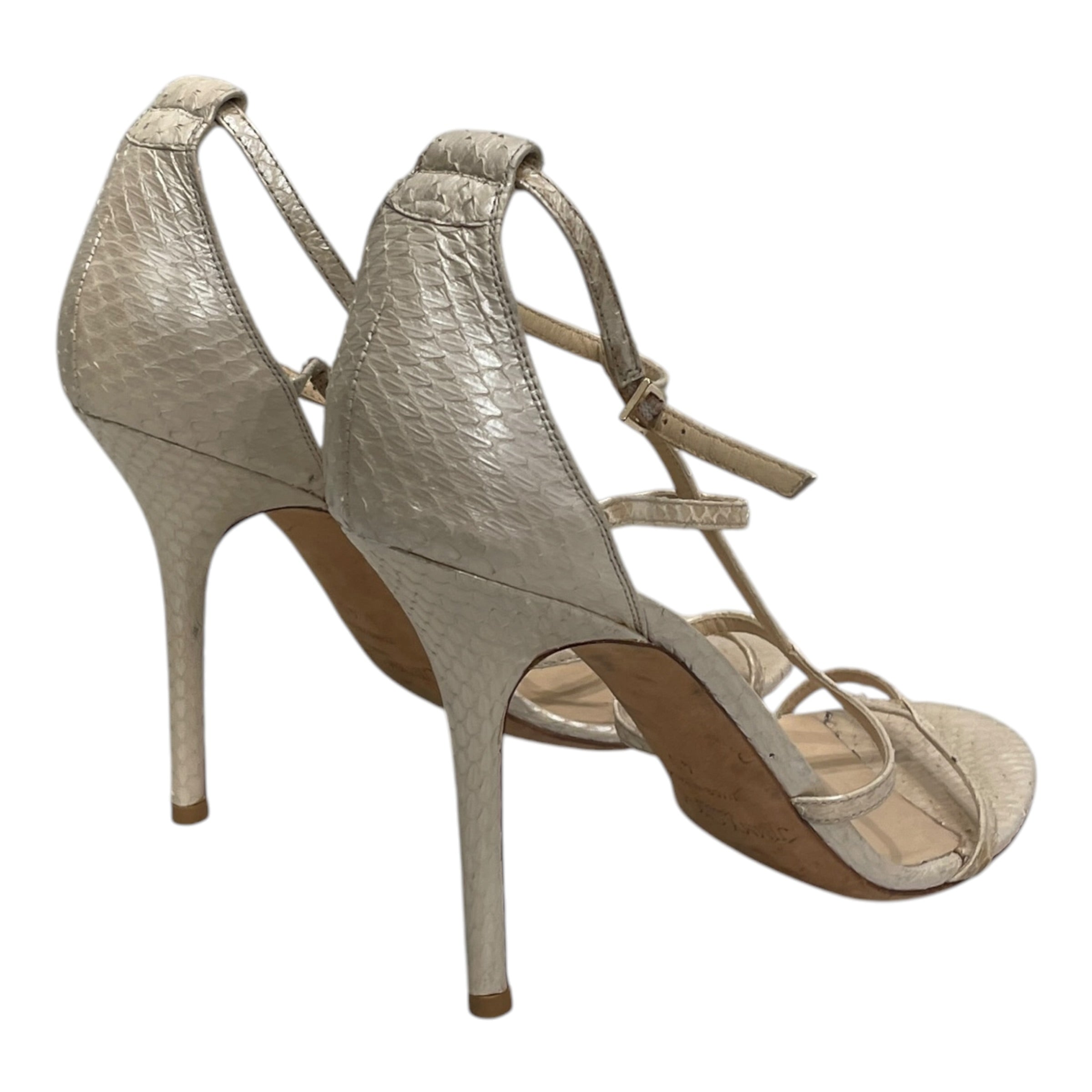 JIMMY CHOO/Heels/US 8.5/Leather/CRM/ view 2