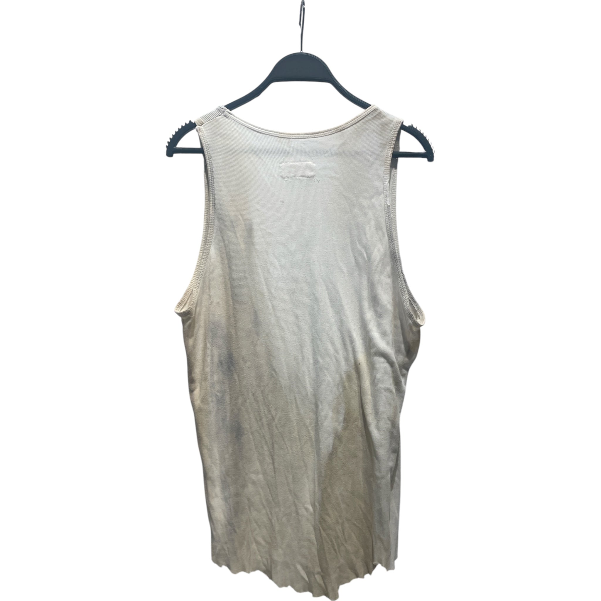 GREG LAUREN/Tank Top/Cotton/WHT/Graphic/cowboy print view 2