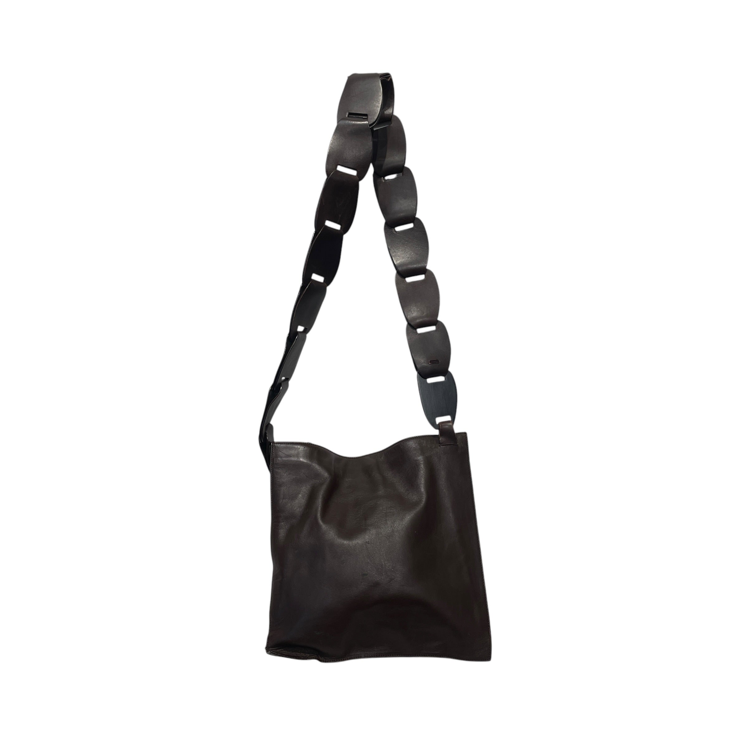 GUCCI/Tote Bag/Leather/BRW/1997 TOM FORD INTERLOCKING BAG view 1