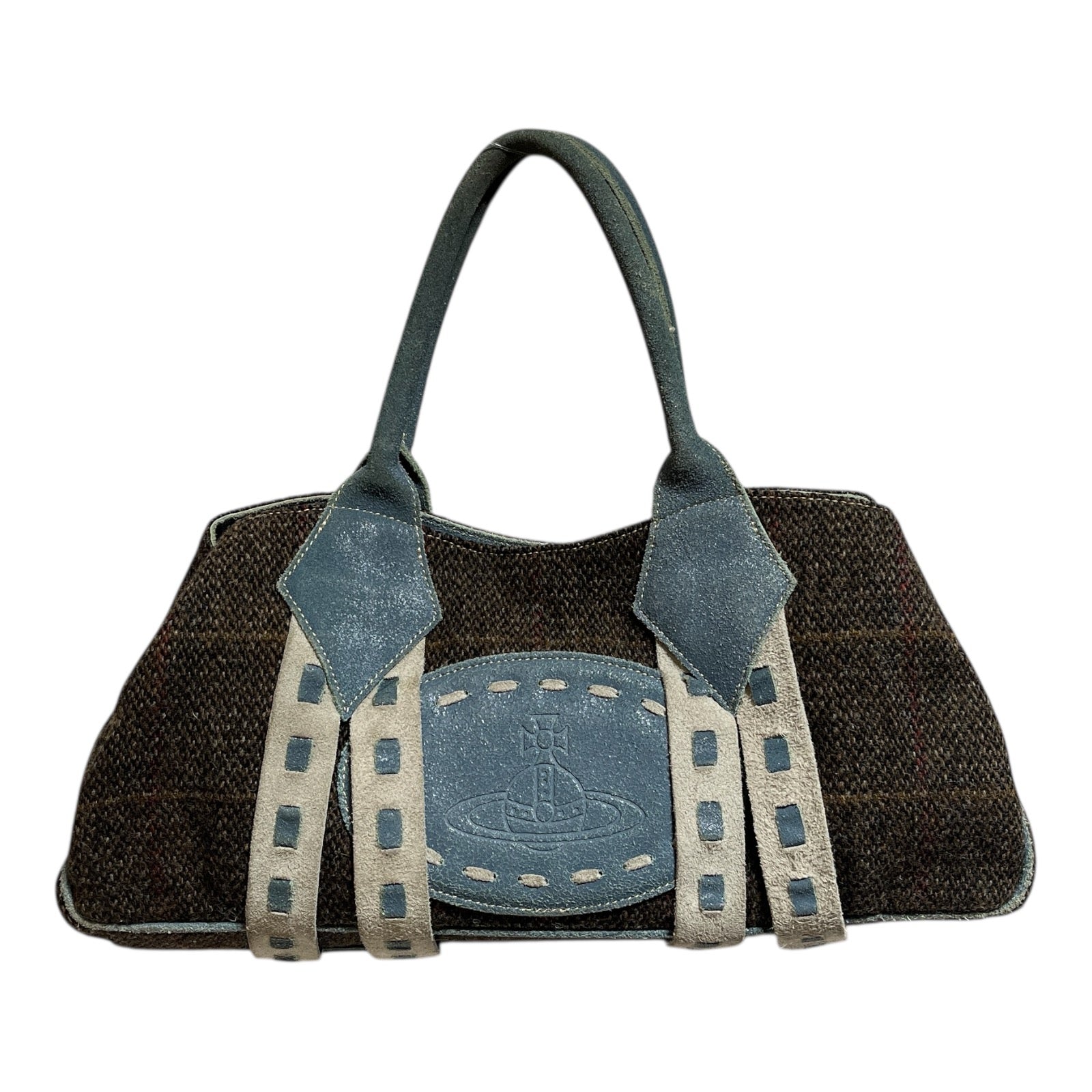 Vivienne Westwood/HARRIS TWEED/Hand Bag/Plaid/BRW/Harris Tweed x Vivienne Westwo view 1