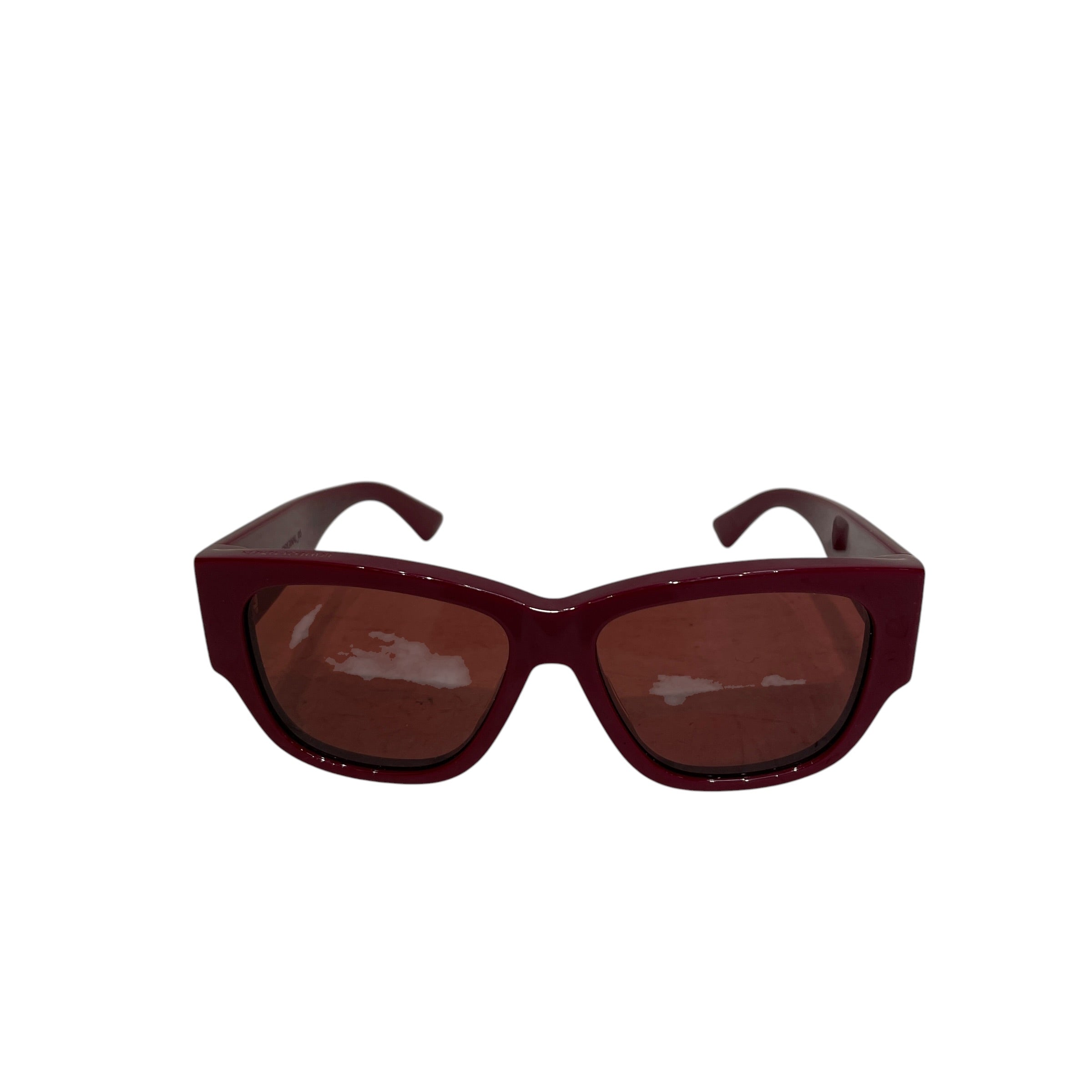 BOTTEGA VENETA/Sunglasses/Plastic/BRD/L's/BV RED SQUARE SUNGLASSES view 1