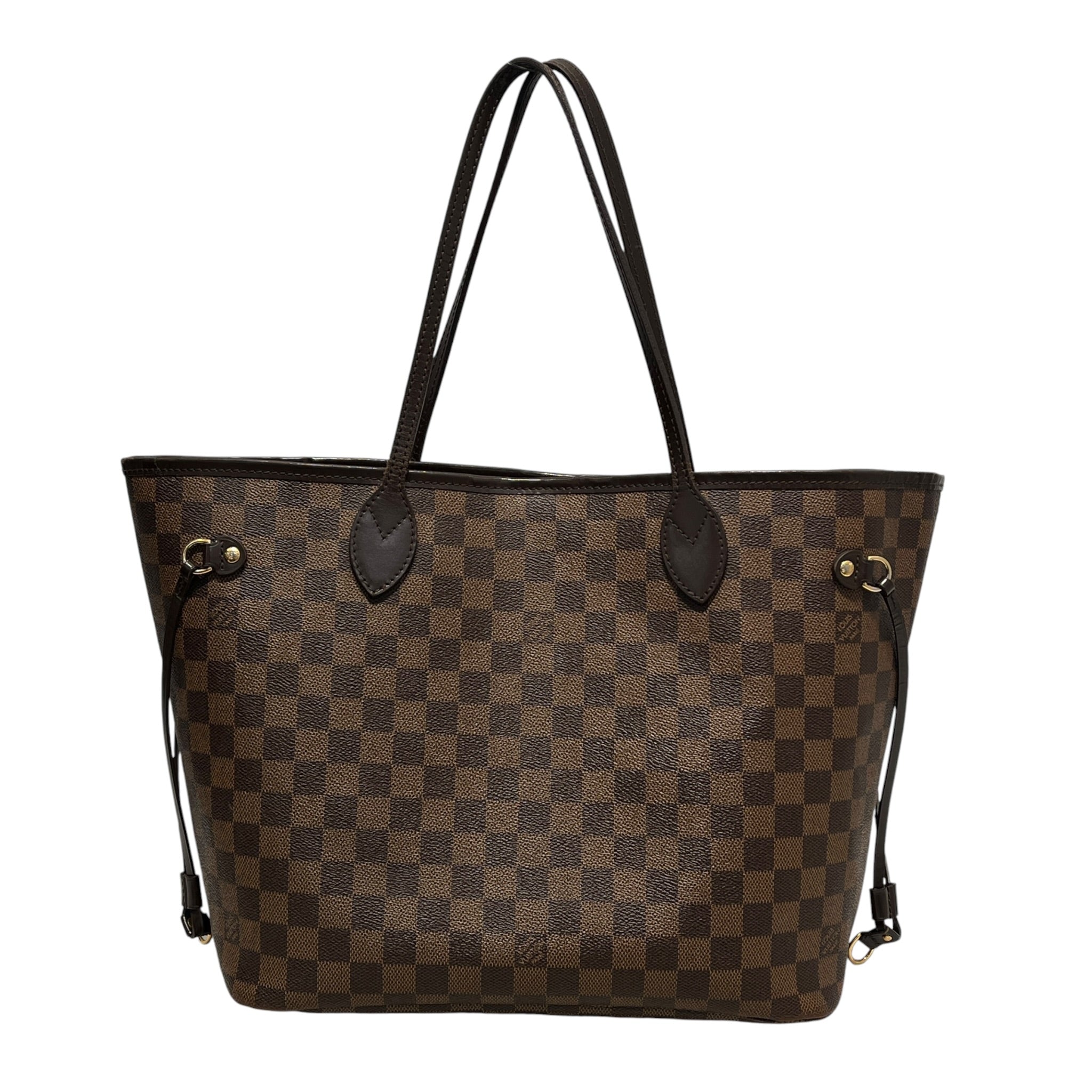 LOUIS VUITTON/Tote Bag/Monogram/Leather/BRW/Neverfull MM Damier Ebene Tote view 1