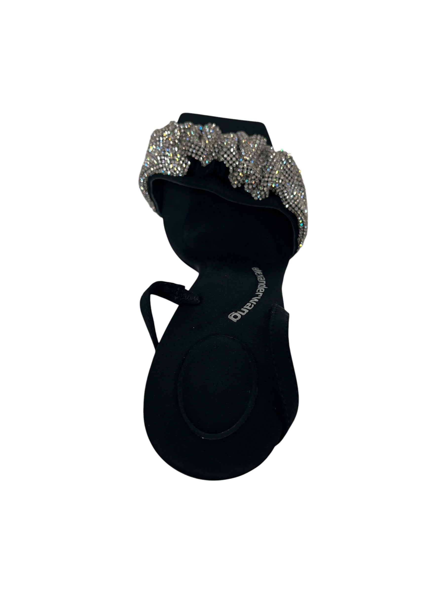Alexander Wang/Heels/EU 40.5/SLV/Open-Toe/JULIE SCRUNCHY RHINESTONE PUMP view 3