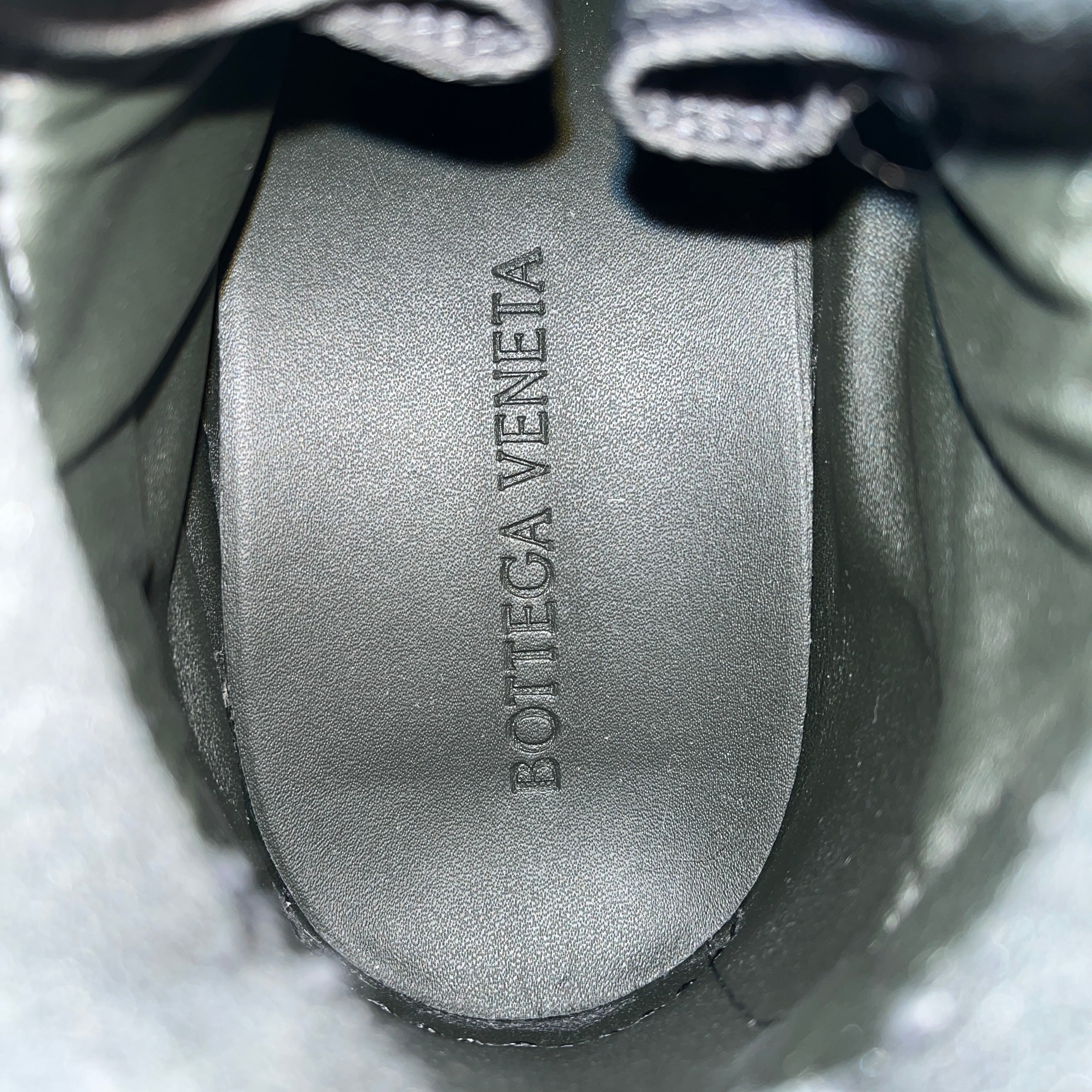 BOTTEGA VENETA/Lace Up Boots/US 9/Nylon/GRY/PUDDLE BOMBER BOOT view 4