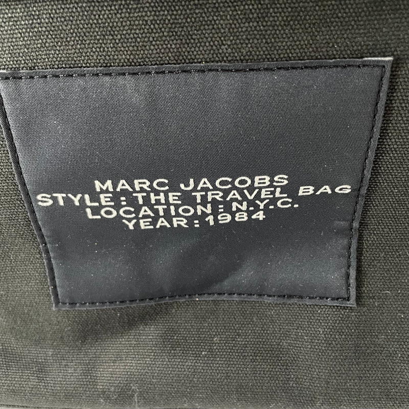 MARC JACOBS/Tote Bag/Cotton/BLK/THE TRABEL BAG