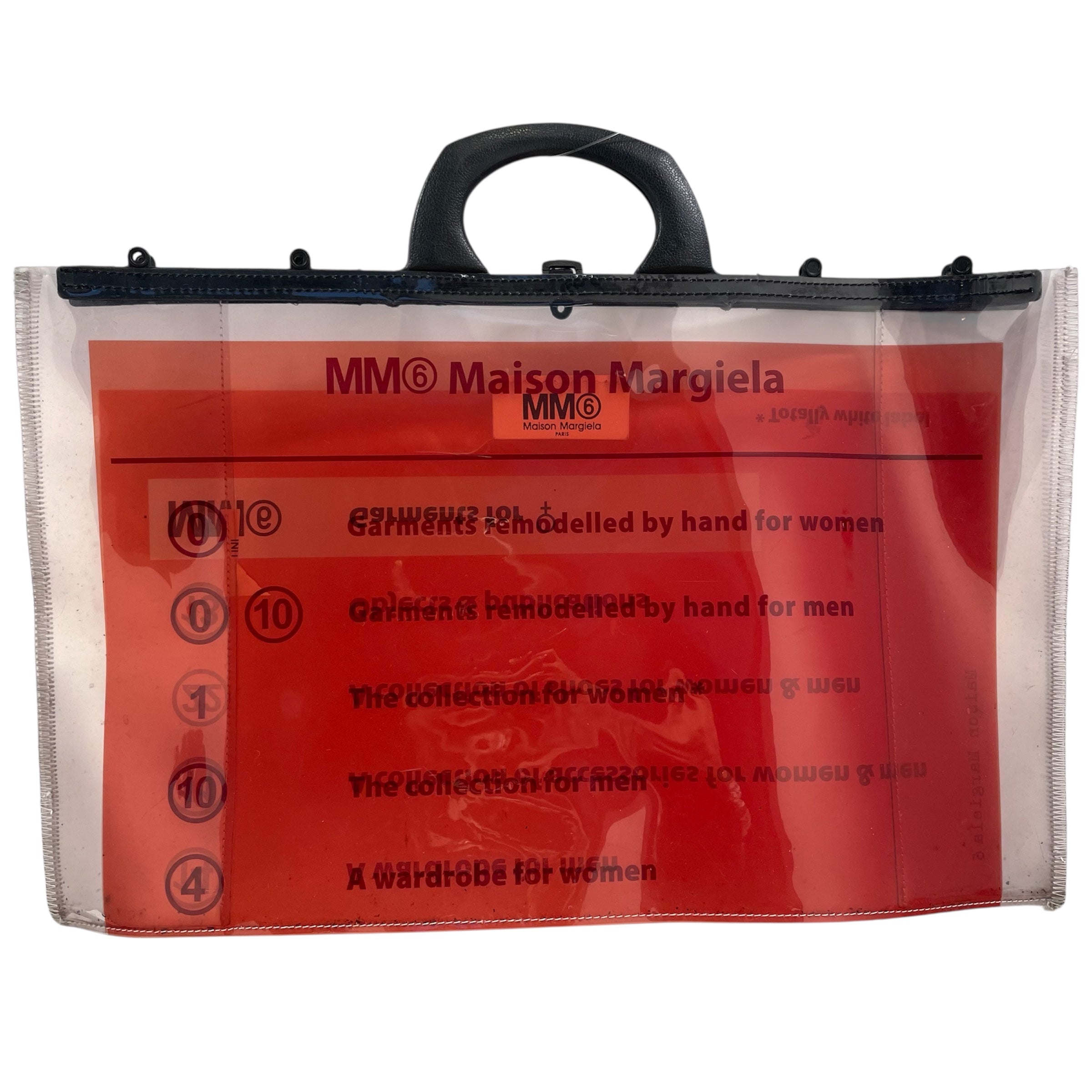 MM6/Hand Bag/Polyester/CLR/TRANSPARENT LOGO view 1