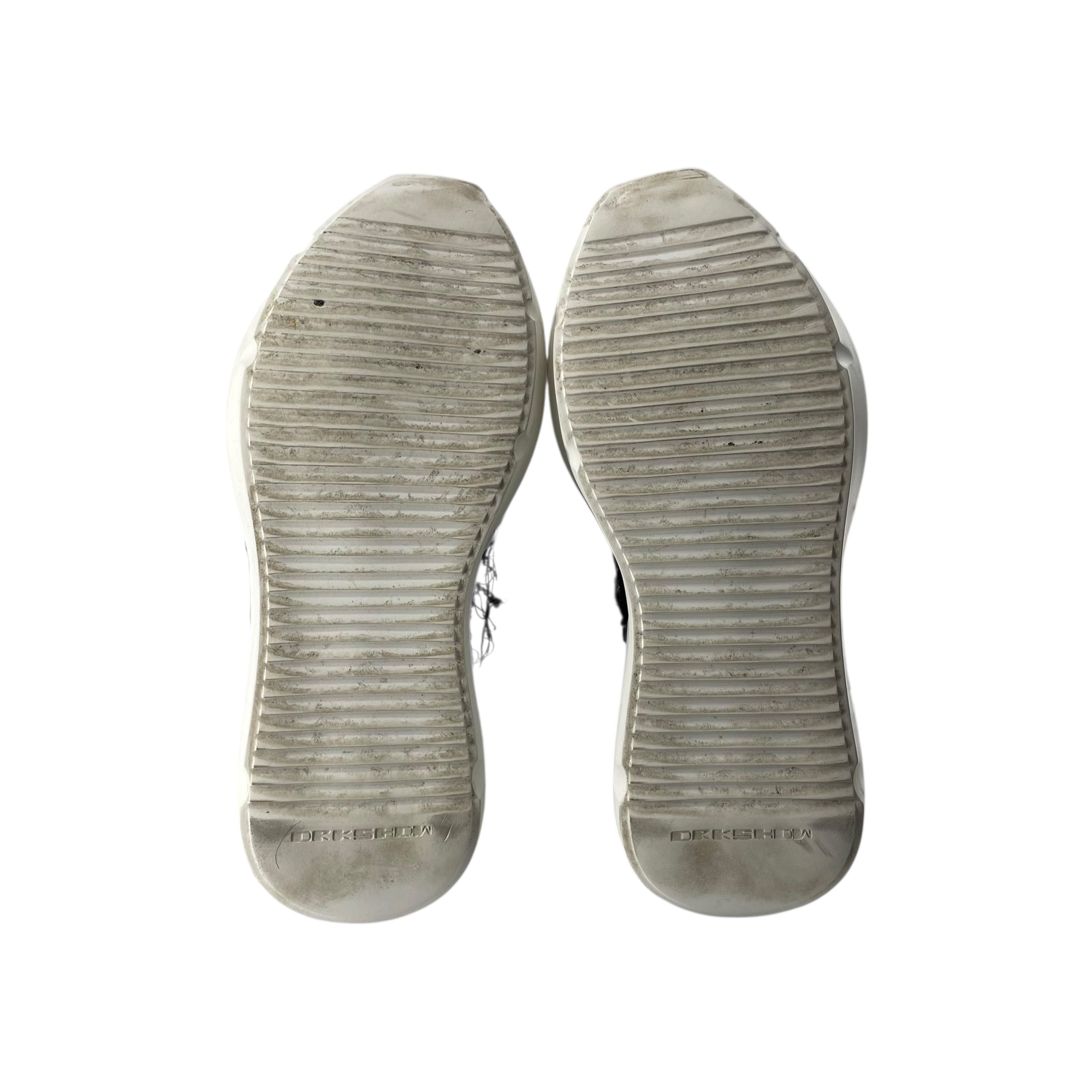 RICK OWENS DRKSHDW/Hi-Sneakers/EU 44.5/Denim/BLK/SLASHED FOG view 4