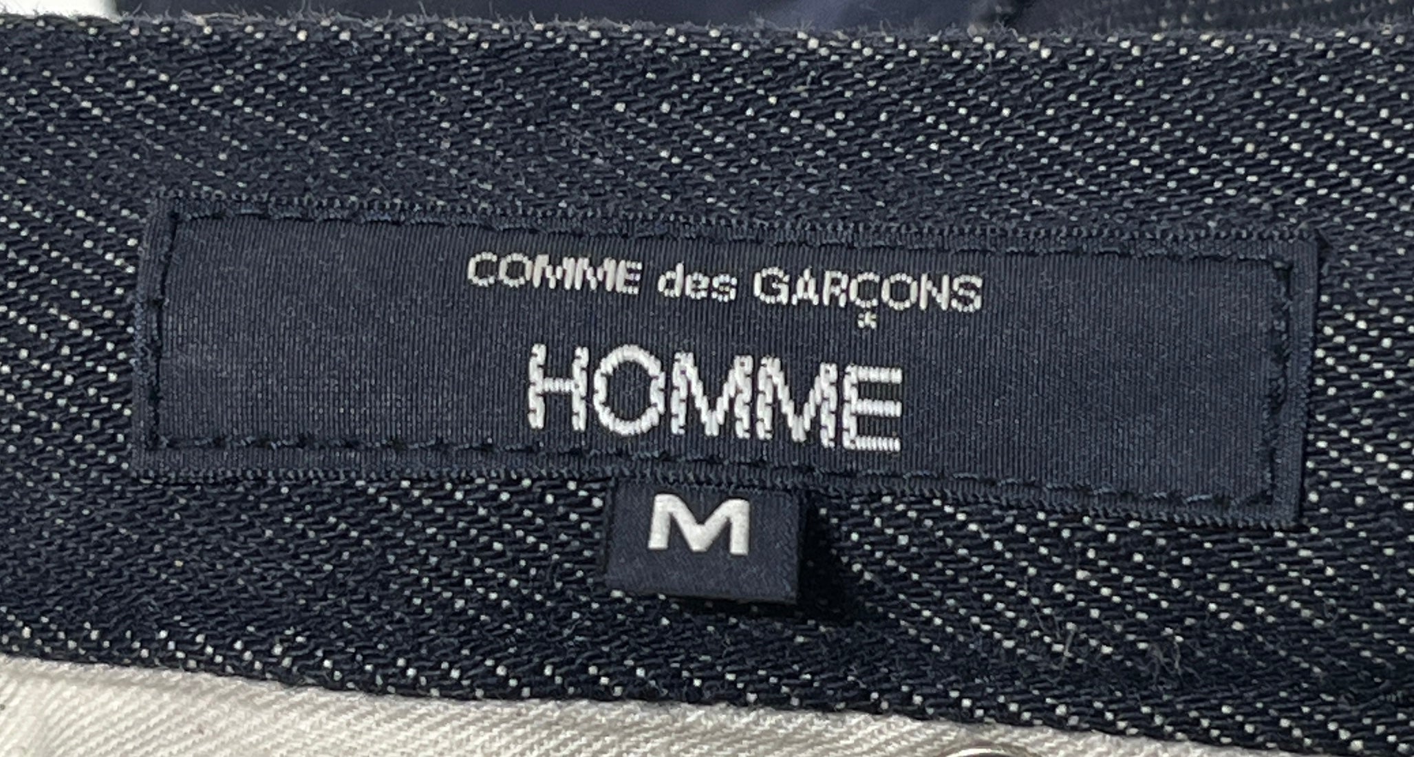 COMME des GARCONS HOMME/Straight Pants/M/Denim/IDG/pleated wide leg view 3