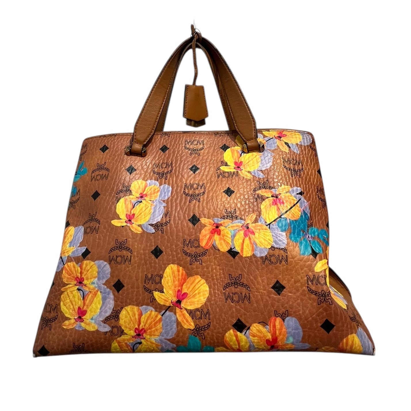 MCM/Tote Bag/Floral Pattern/Leather/CML/VISESTOS FLORAL TOTE view 1