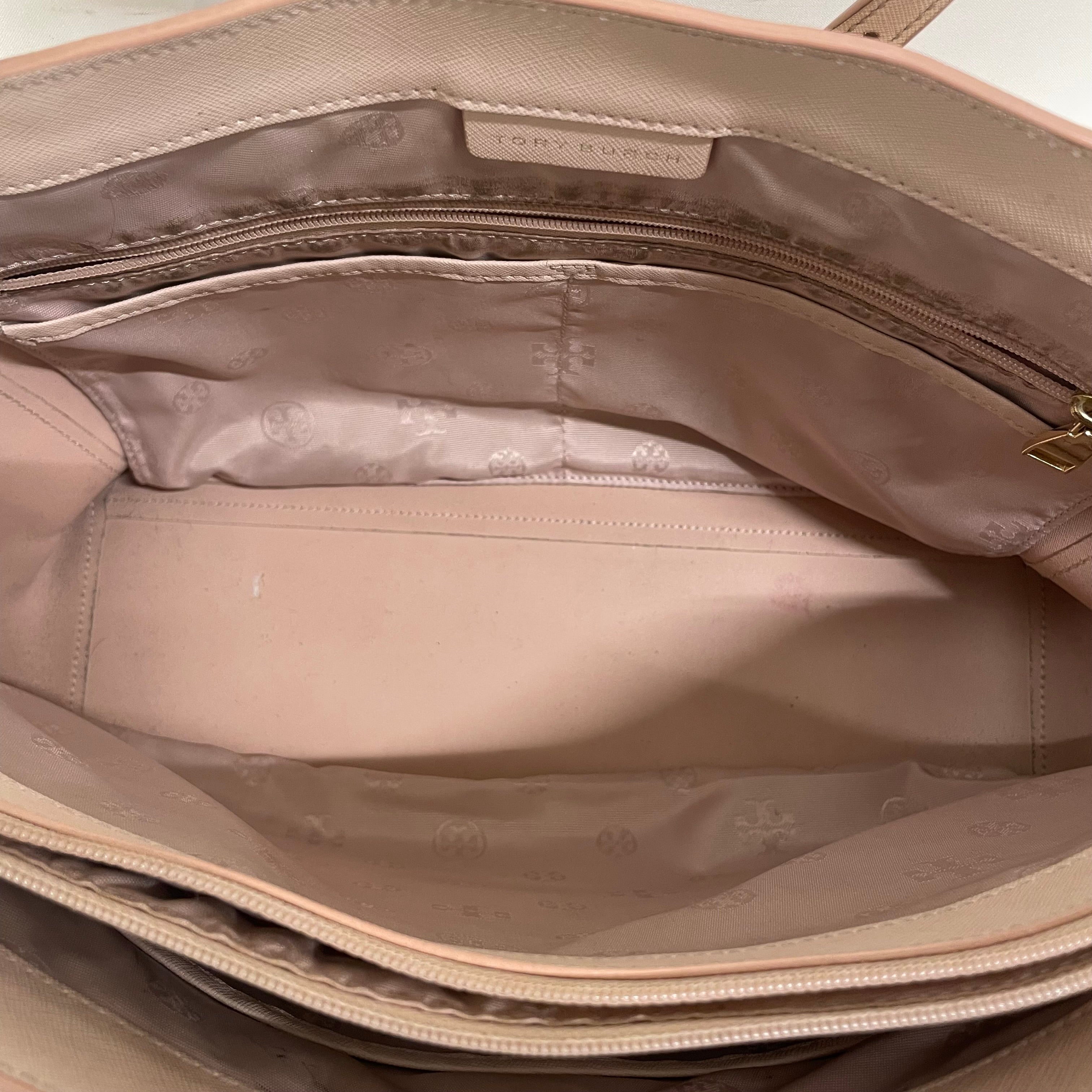 TORY BURCH/Tote Bag/Leather/PNK/GOLD HARDWARE view 10