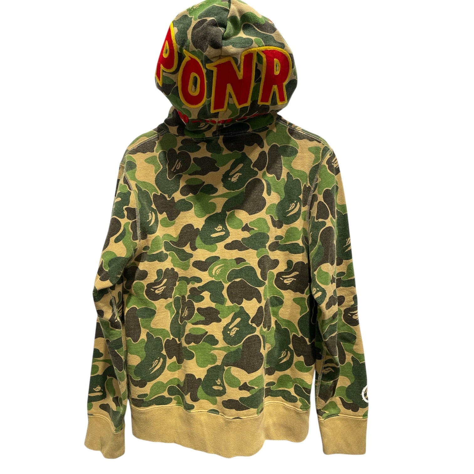 A BATHING APE/Hoodie/S/Camouflage/Cotton/GRN/1ST CAMO "PONR" view 2