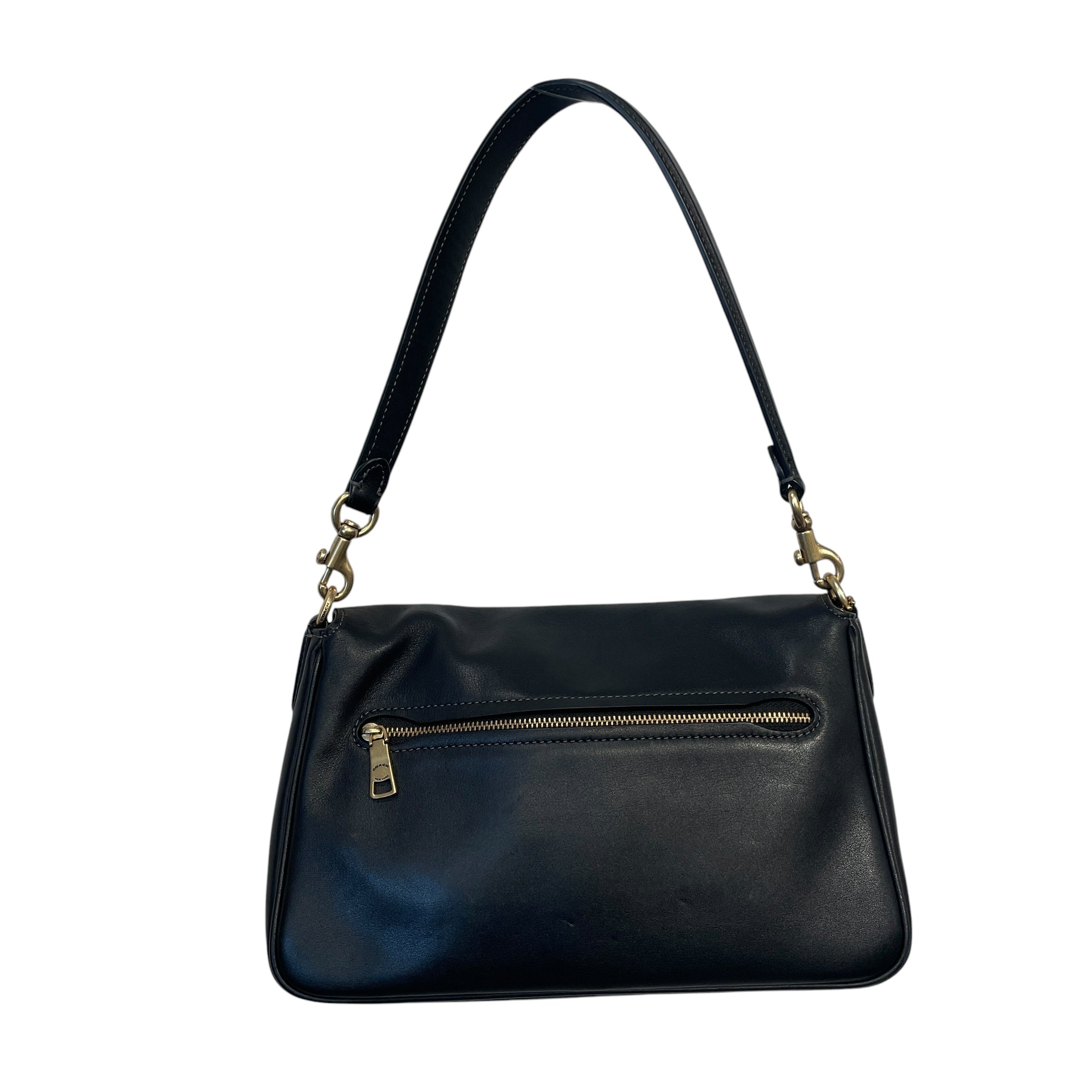 COACH/Hand Bag/Leather/BLK/SOFT TABBY view 4