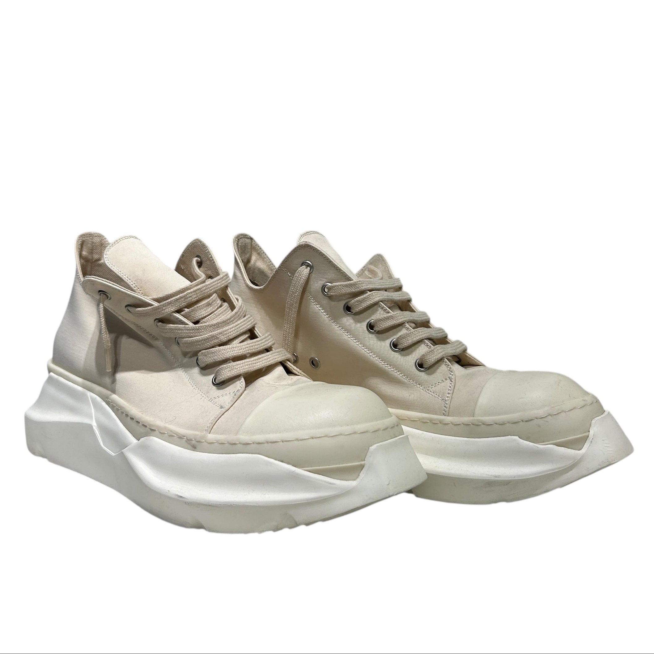RICK OWENS DRKSHDW/Low-Sneakers/EU 44/CRM/ABSTRACT SNEAKERS view 1