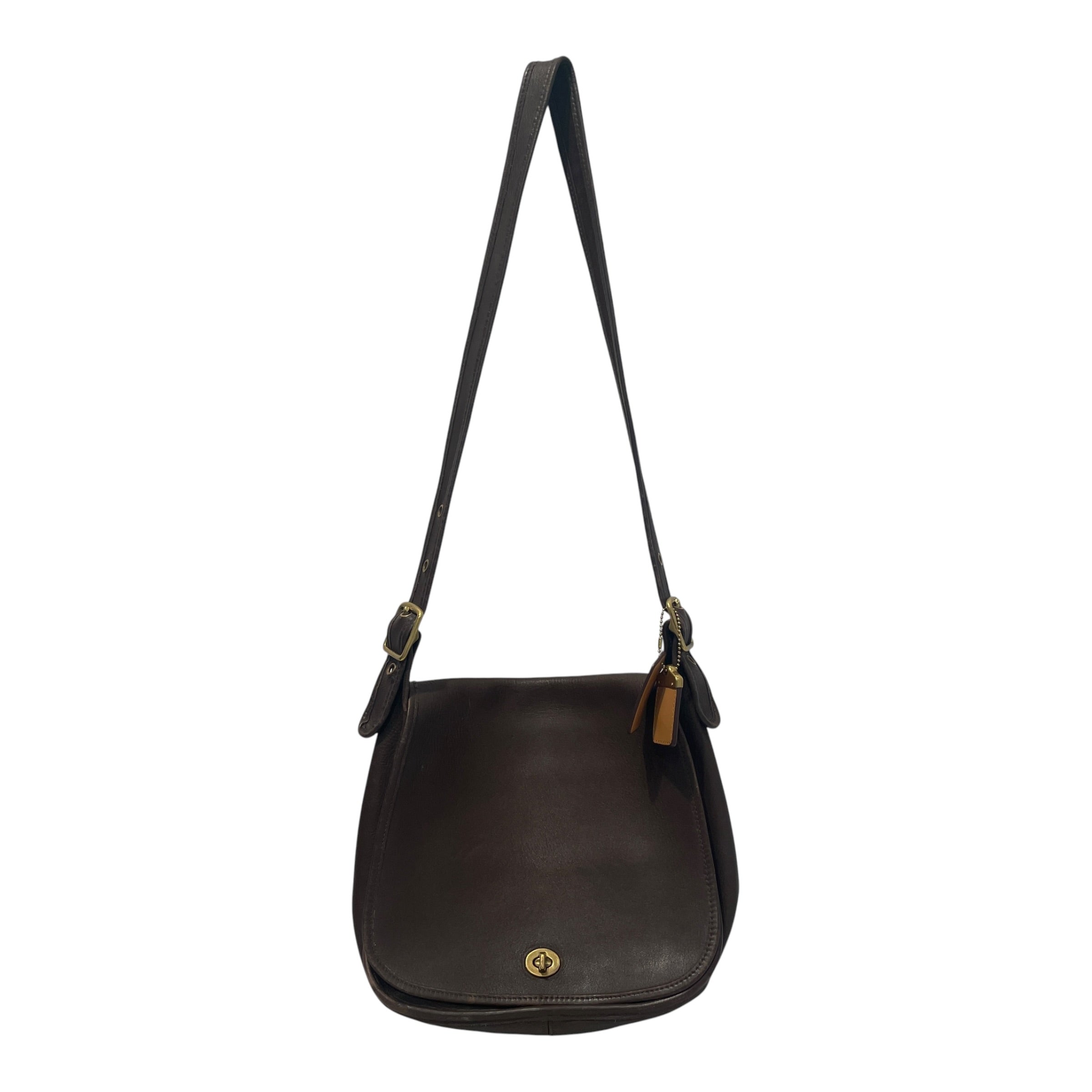 COACH/Cross Body Bag/Leather/BRW/coMPANION bAG view 1
