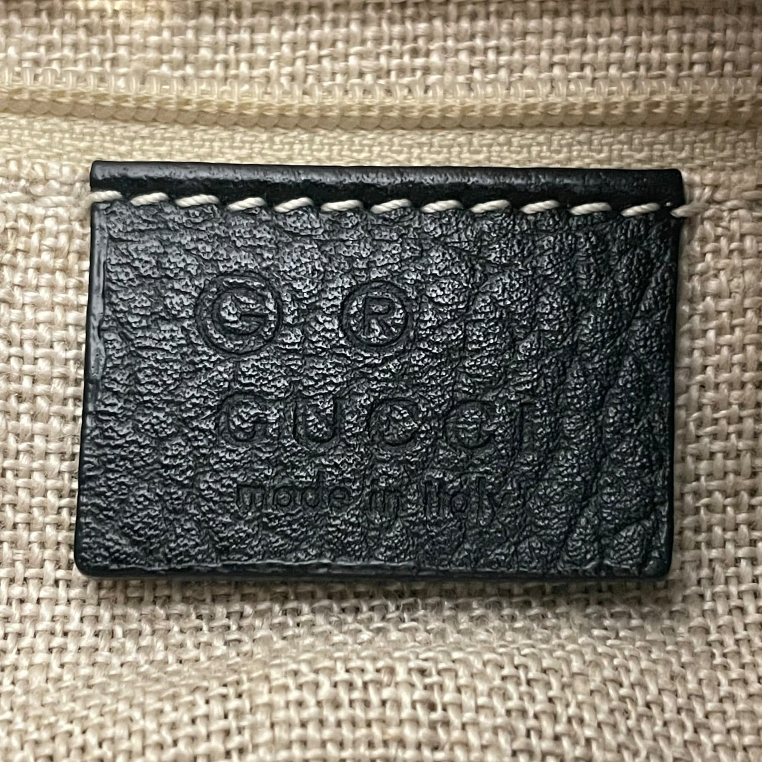 GUCCI/Bag/Leather/BLK/Interlocking G Charm Hobo Bag view 5
