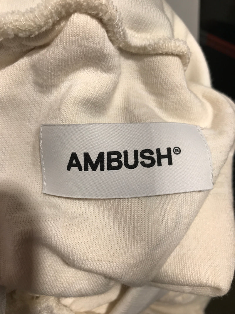 AMBUSH/Pants/M/WHT/Monogram/MONOGRAM PANTS