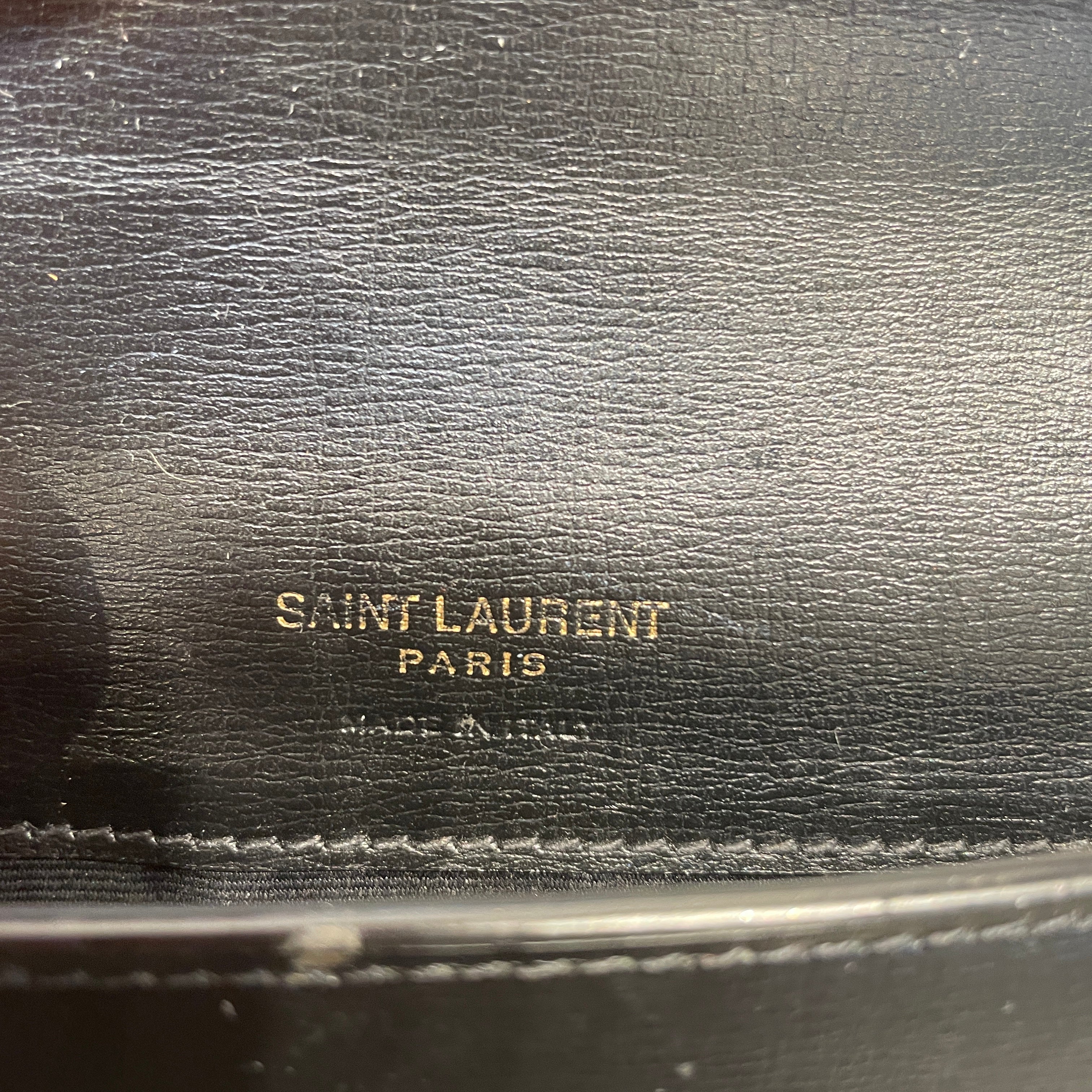 SAINT LAURENT/Clutch Bag/OS/Leather/BLK/ view 4