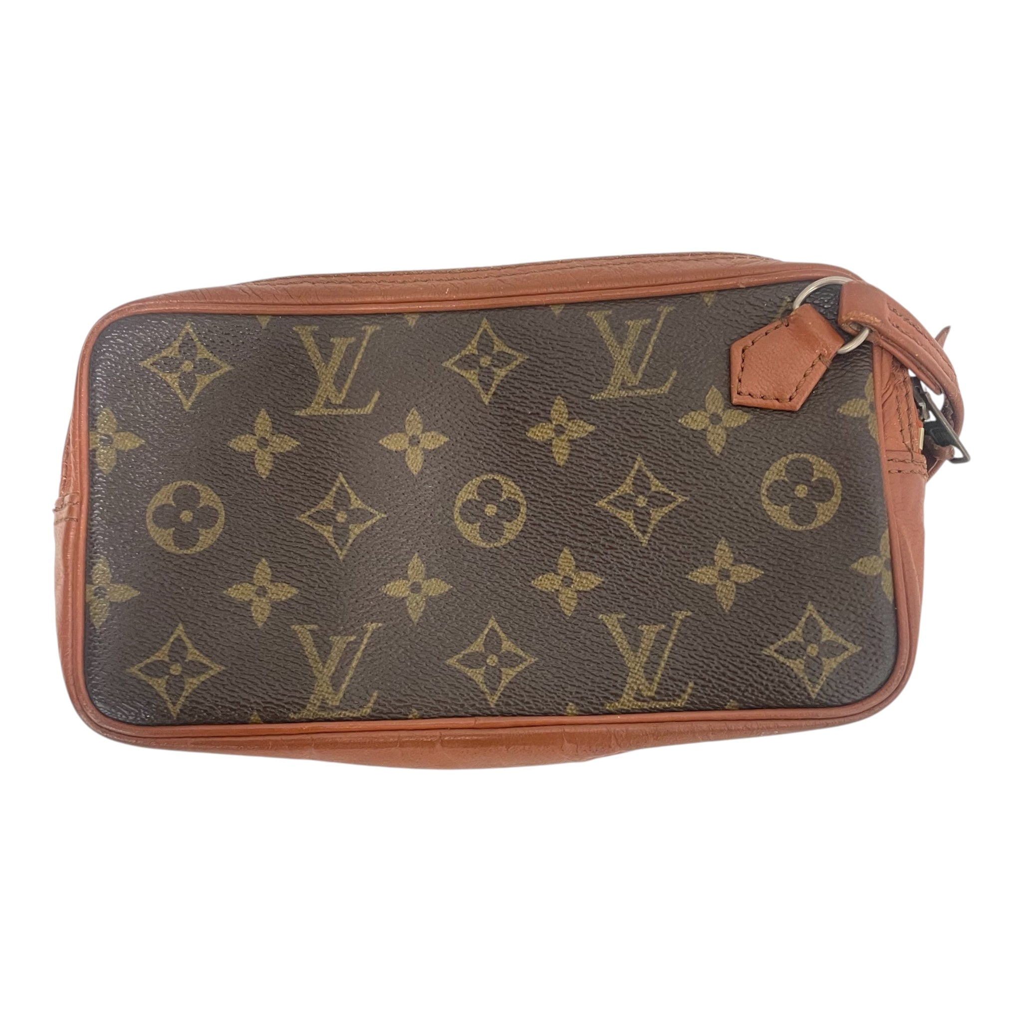 LOUIS VUITTON/Cross Body Bag/Brown/Monogram/POCHETTE MARLY BANDOULIERE_MONOGRAM CANVAS/M51828 view 2