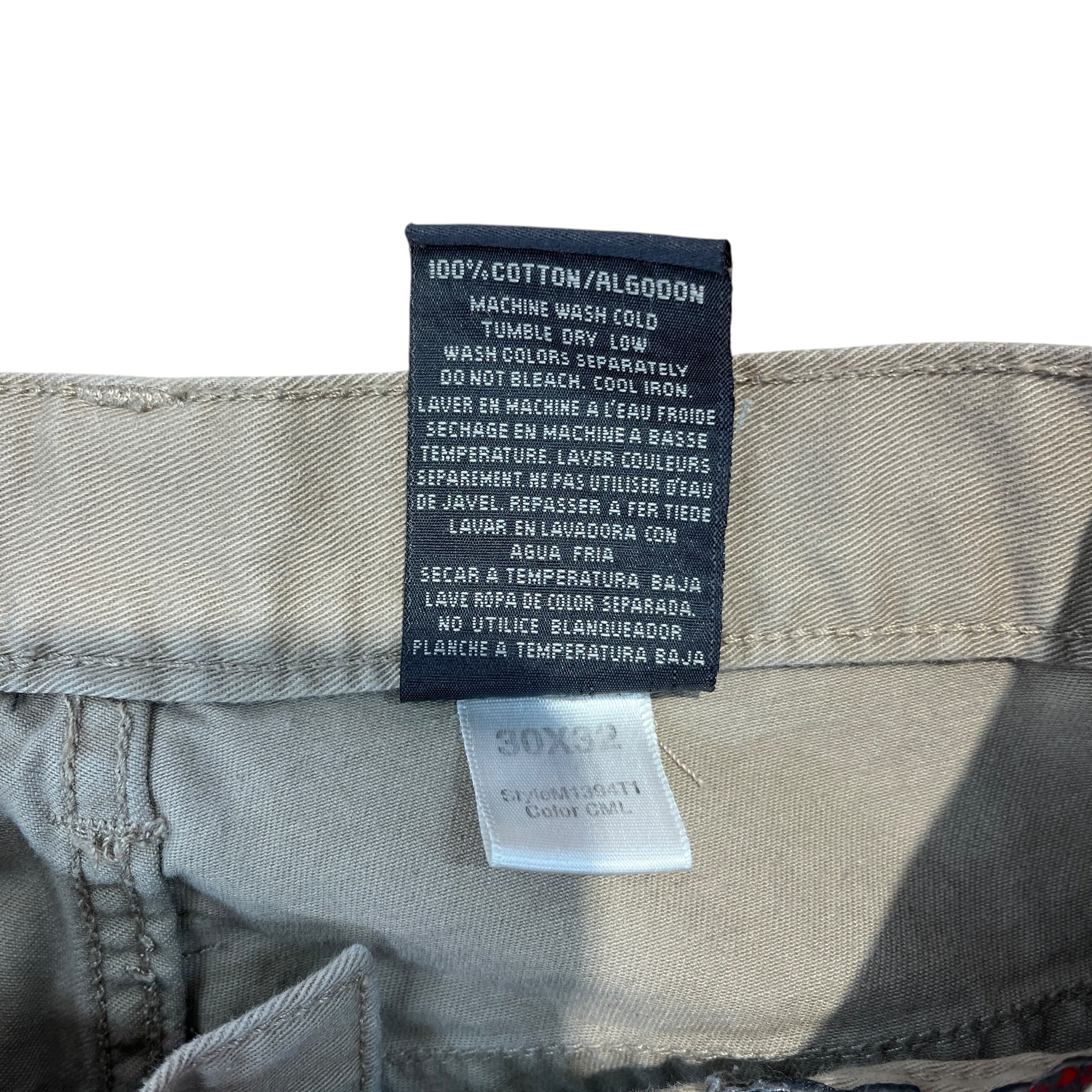 JNCO/Cargo Pants/30/Cotton/KHK/Graphic/skull with wings view 4