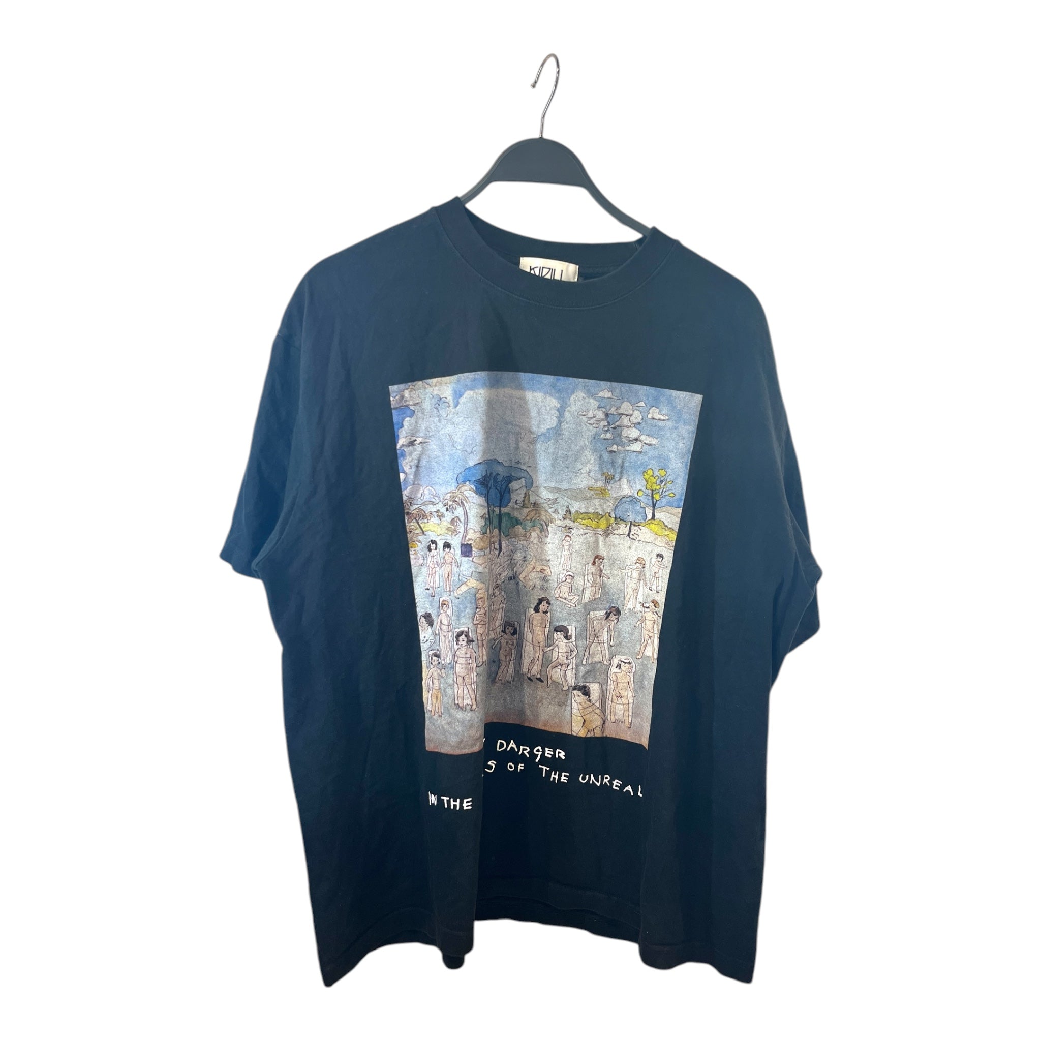KIDILL/T-Shirt/Cotton/BLK/Graphic/HENRY DARGER GRAPHIC view 1