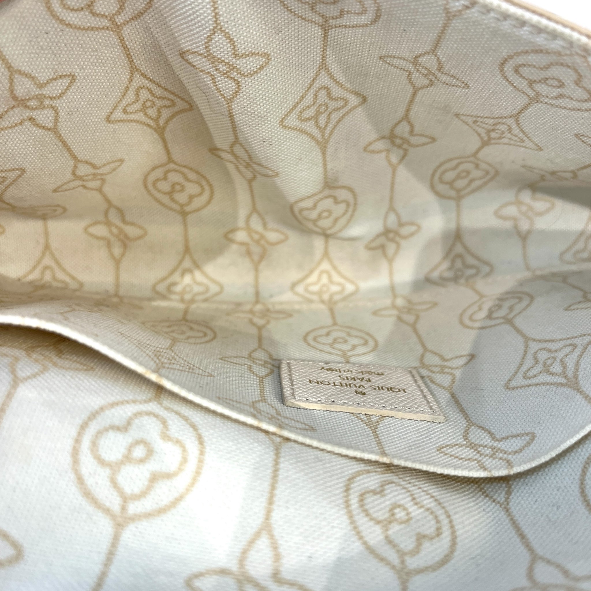 LOUIS VUITTON/Cross Body Bag/Iridescent/Leather/CRM/NAUTICAL FELICIE POCHETTE view 4