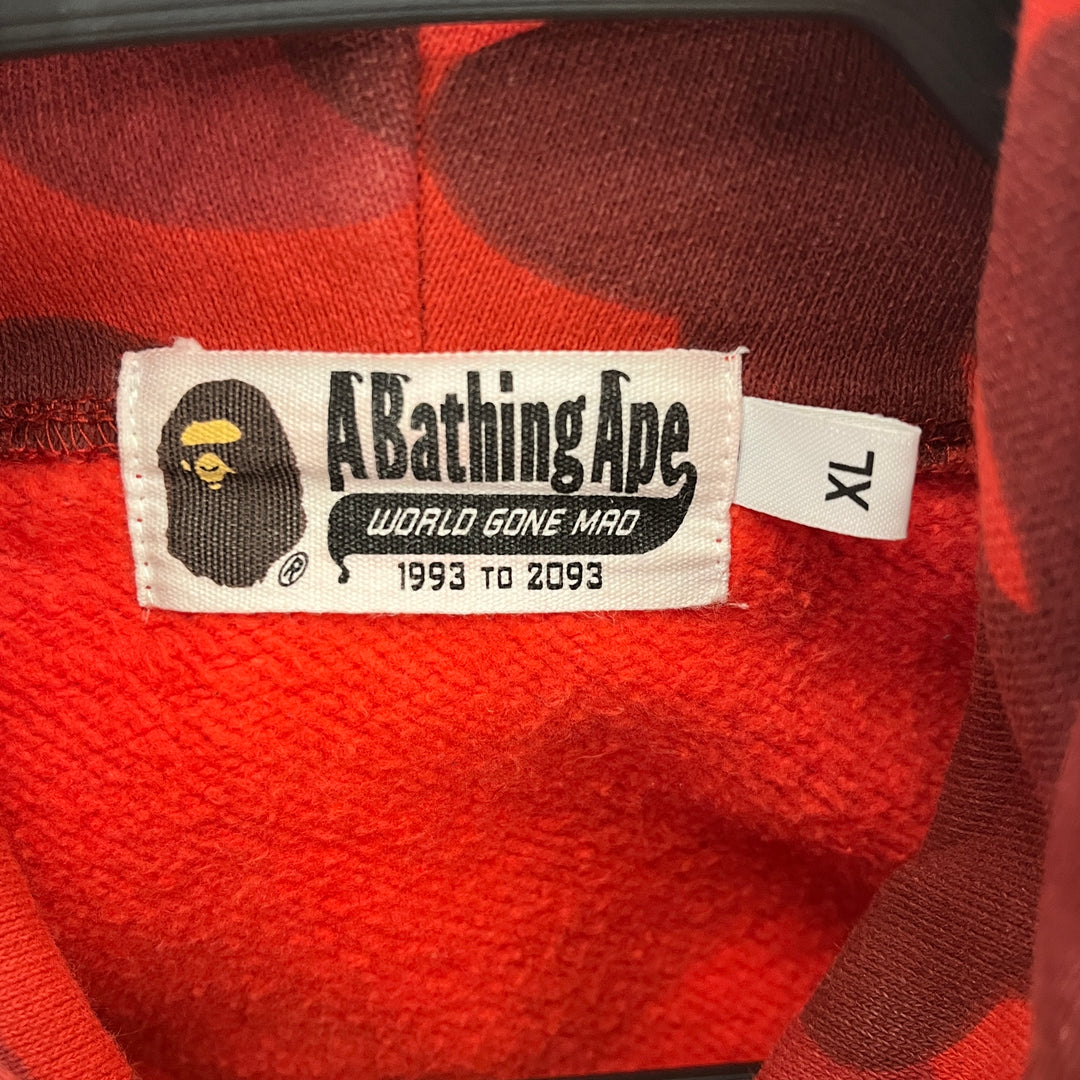 Bape hoodie L chest 23” ( label says outlets XXL)