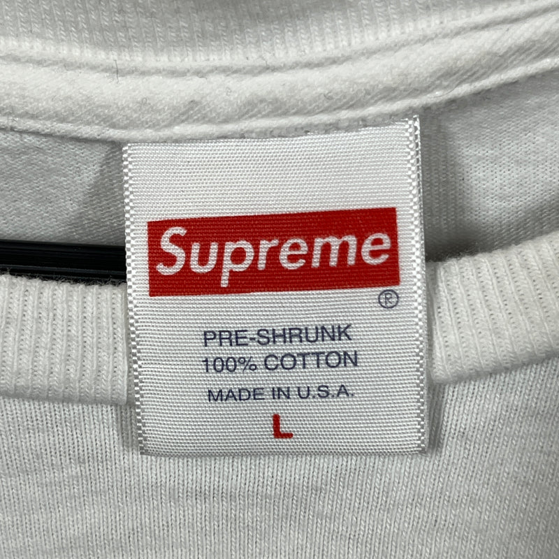 Supreme/T-Shirt/L/Cotton/WHT/catwoman