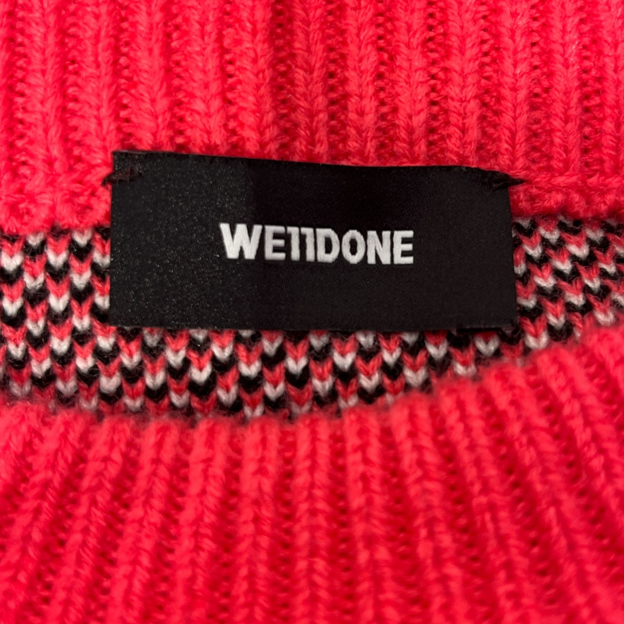 WE11DONE/Sweater/S/Wool/PNK/ view 3