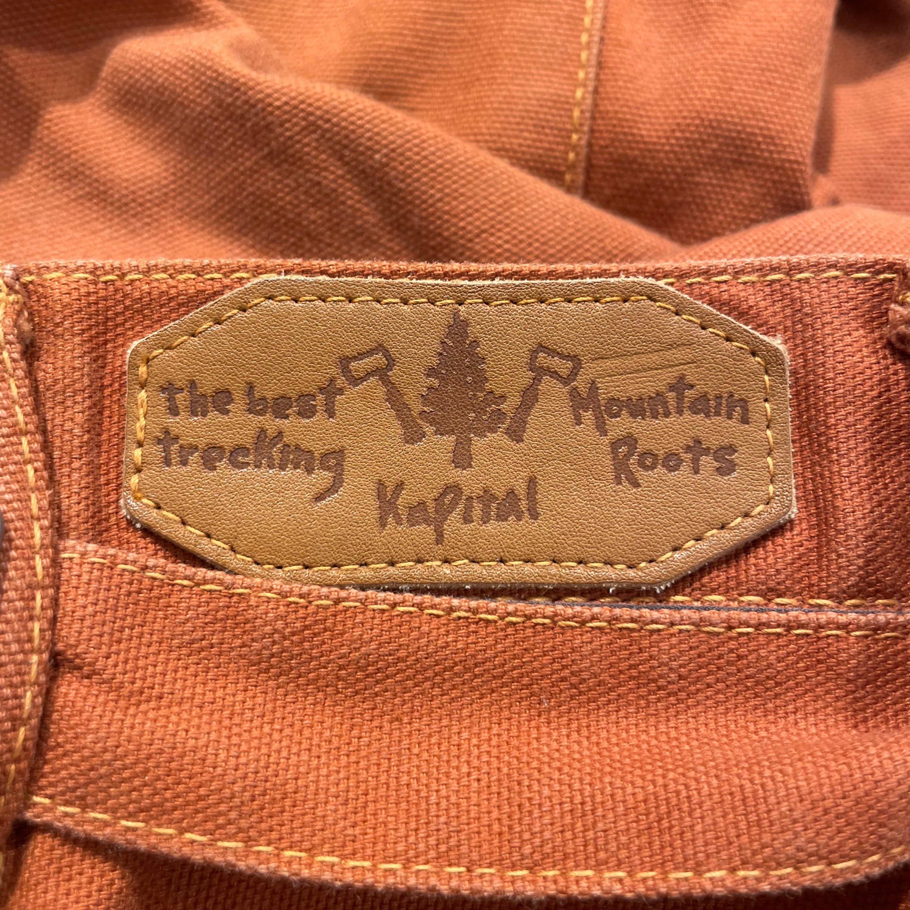 KAPITAL/Bottoms/1/Cotton/ORN/Vintage Lace-up Racer Pants view 4
