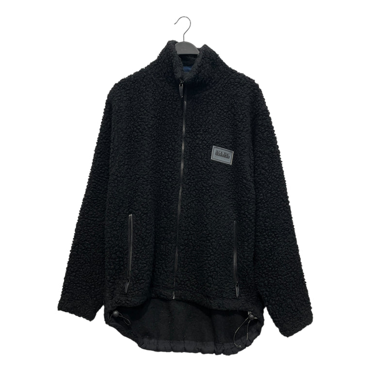 NAPAPIJRI/MARTINE ROSE/Fleece Jkt/L/Polyester/BLK/FLEECE ZIP UP