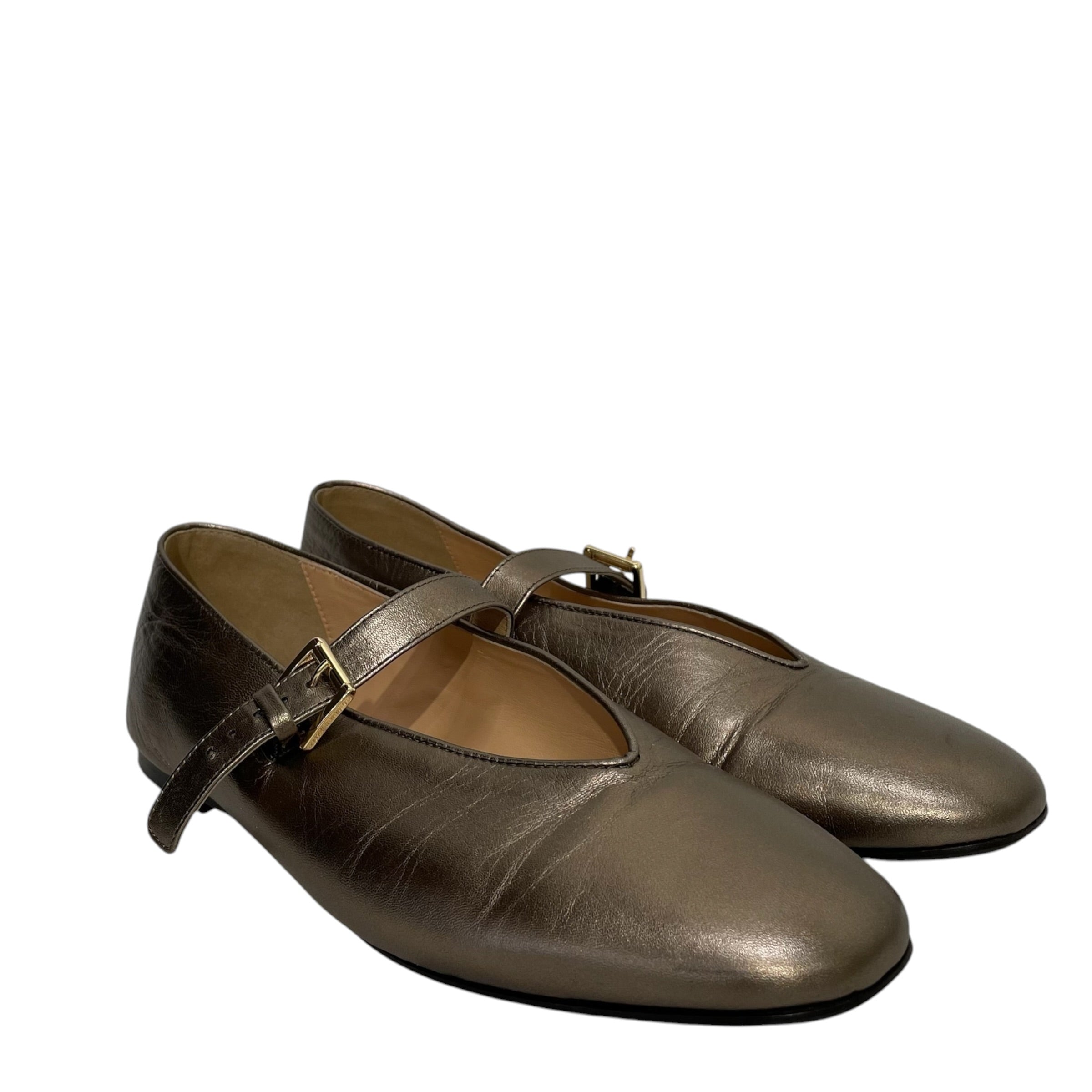 FABIO RUSCONI/Flat Shoes/EU 41/GLD/Mary Jane Flats view 1