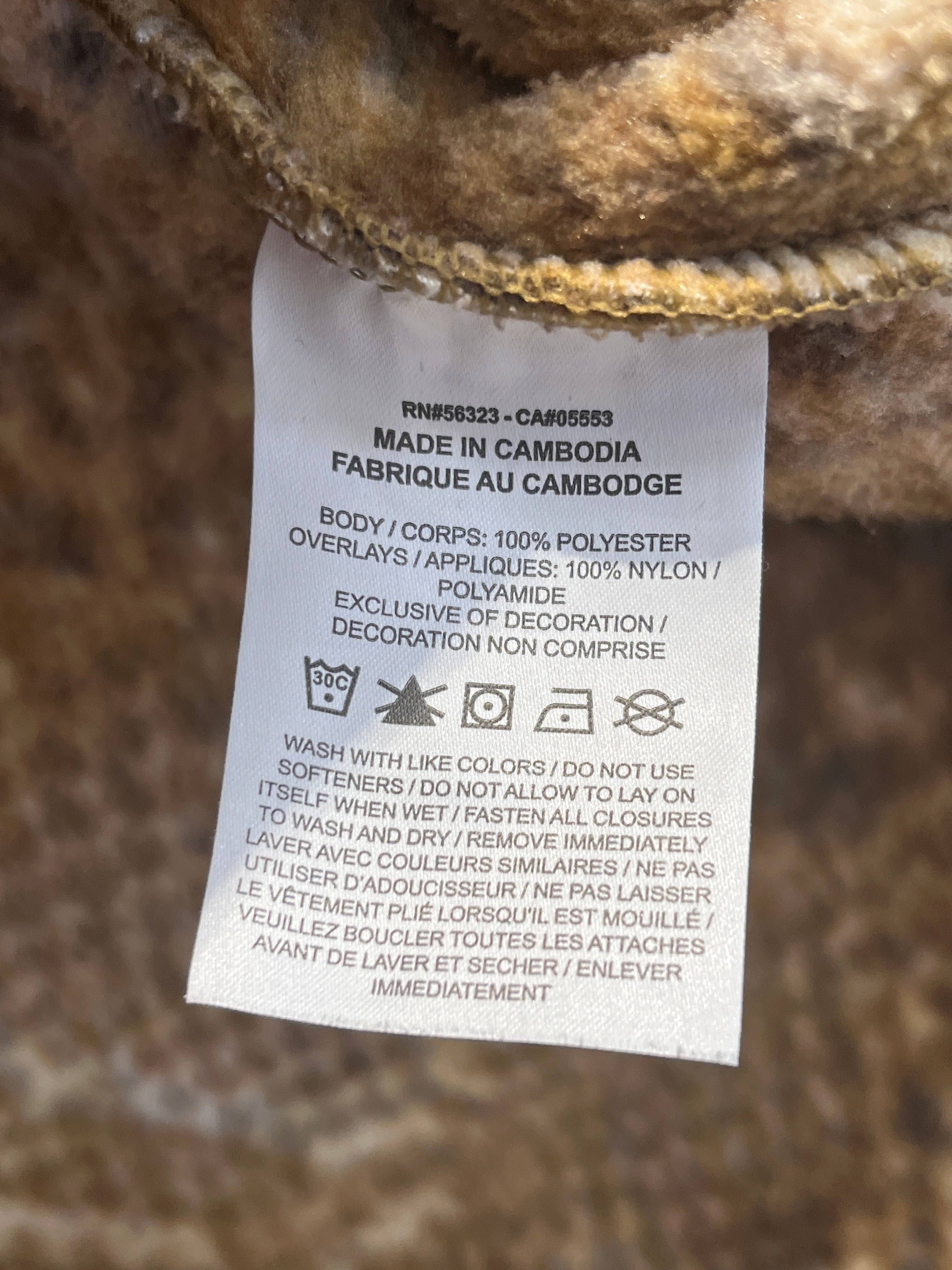 Supreme/NIKE ACG/Hoodie/L/Cotton/CML/SUPREME ACG FLEECE HOODIE view 4