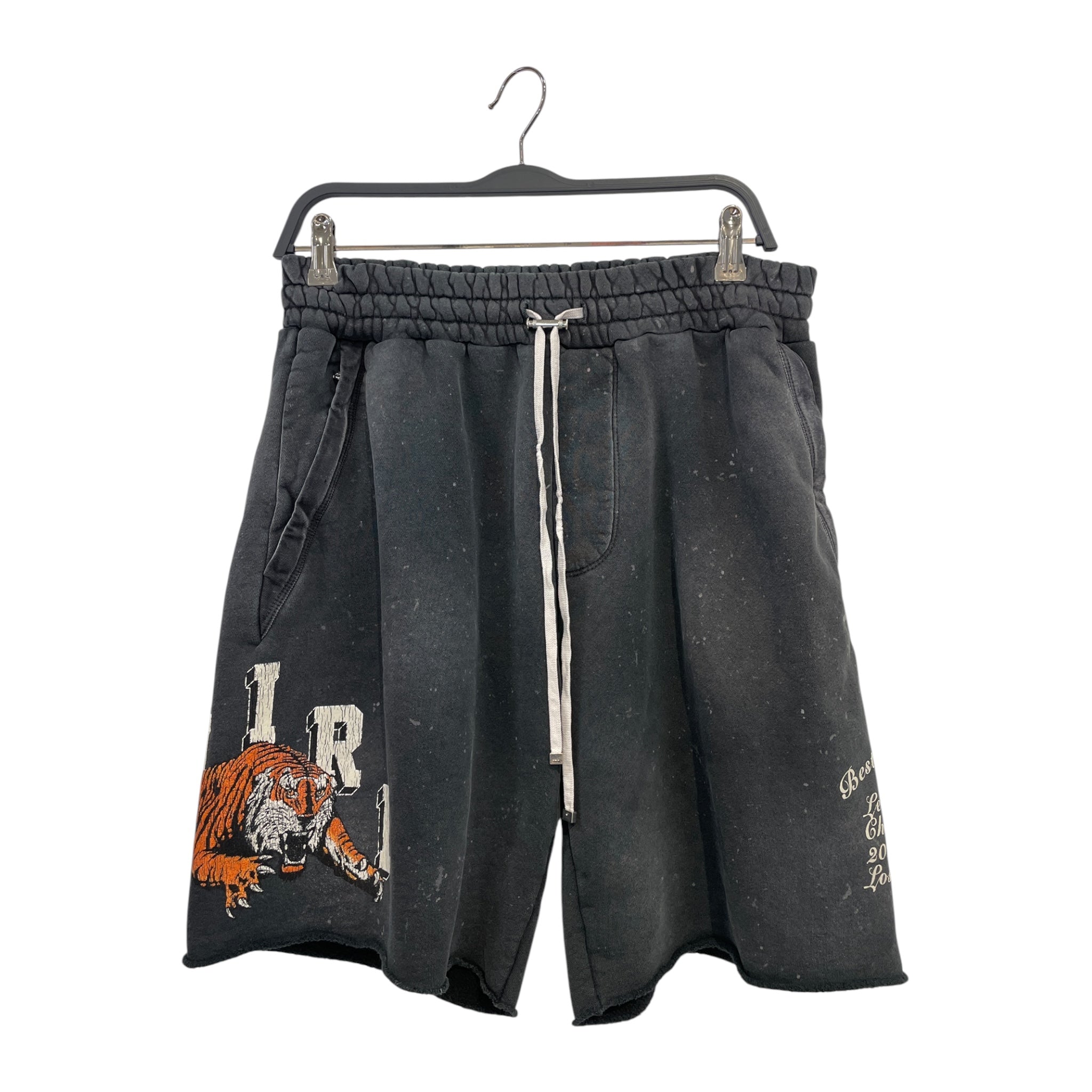 AMIRI/Shorts/M/Cotton/BLK/tiger on thigh view 1