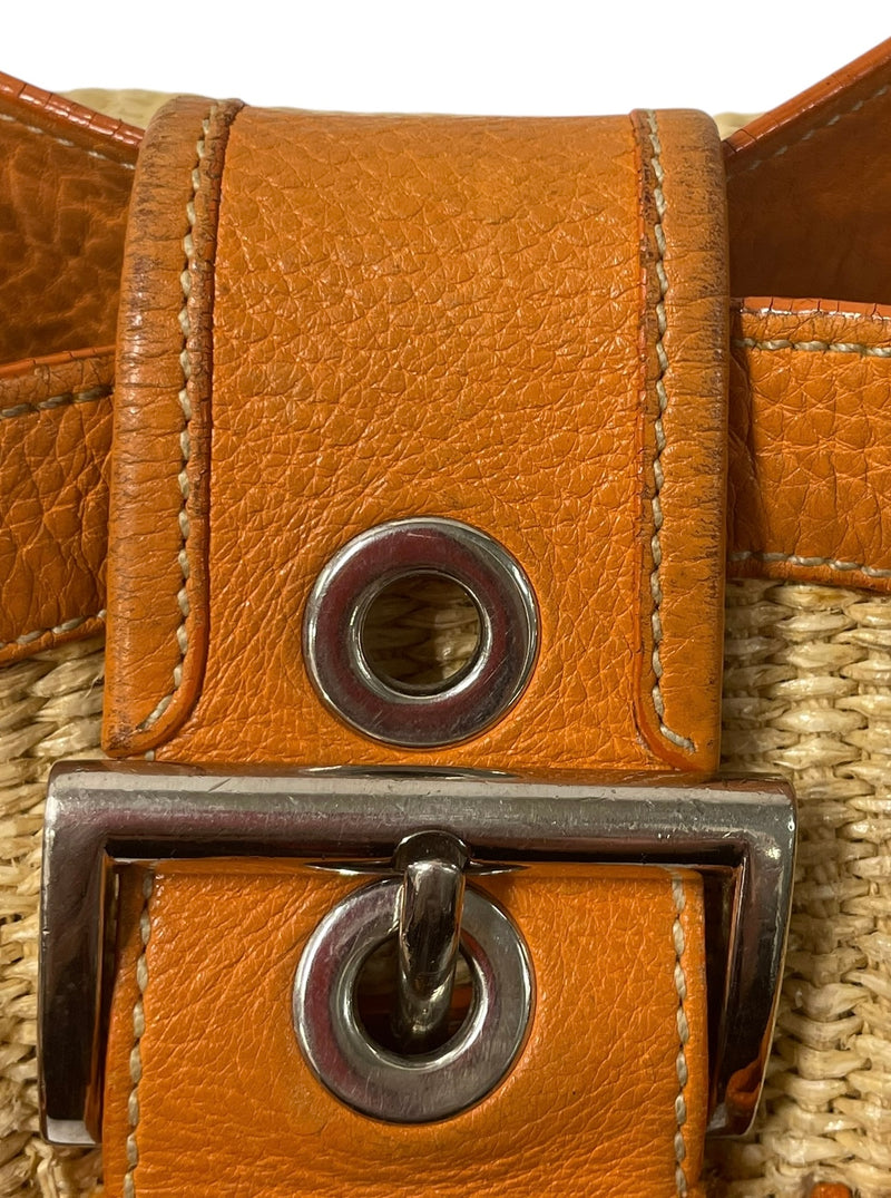 PRADA/Hand Bag/Leather/ORN/129