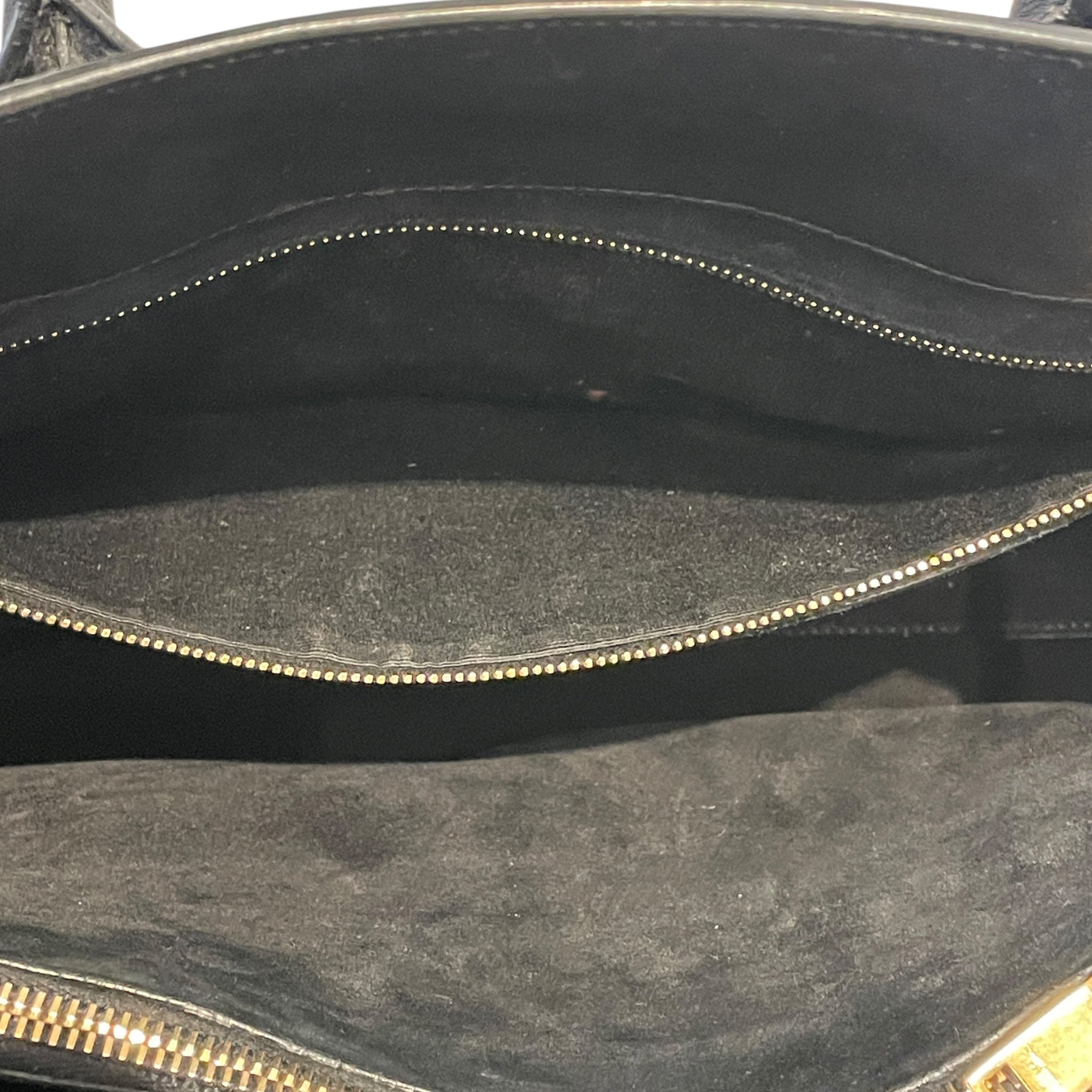 SAINT LAURENT/Hand Bag/Leather/BLK/Sac De Jour view 4