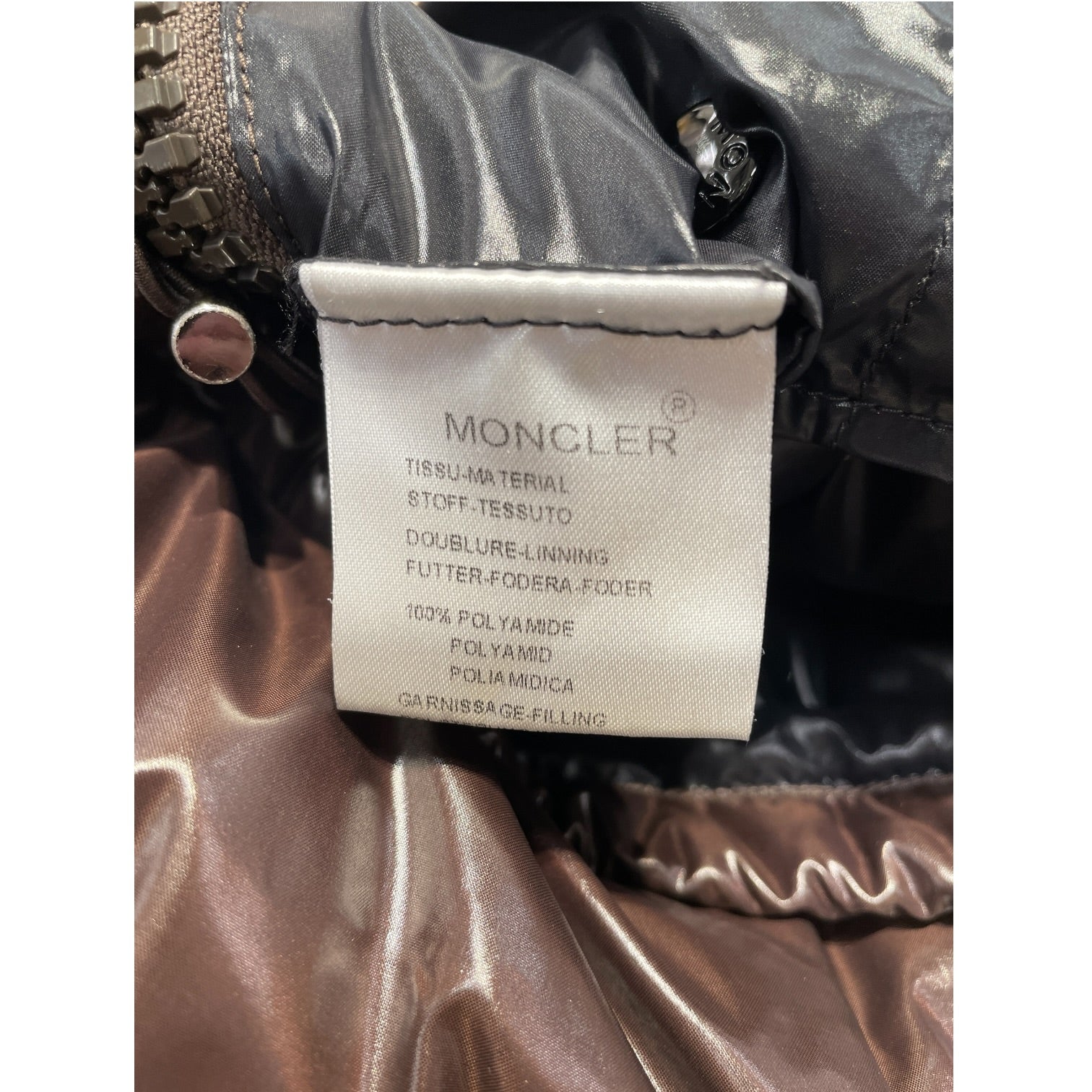 MONCLER/Puffer Jkt/2/Nylon/BRW/Grenoble Shiny Goose Down Puff view 4
