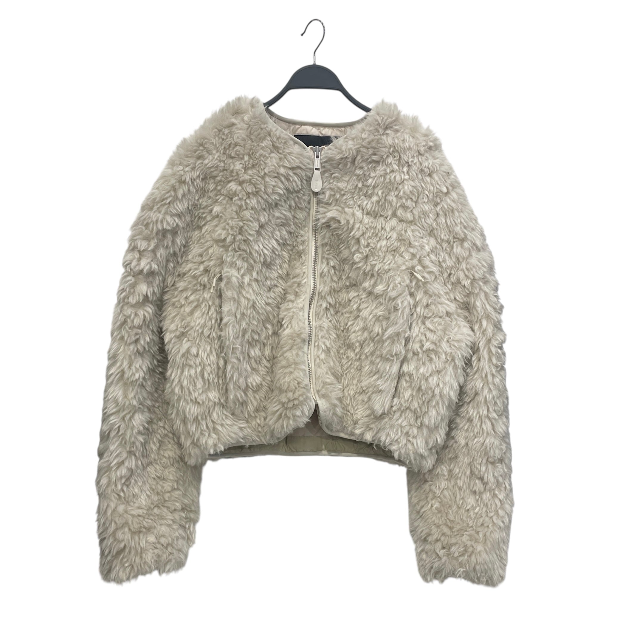 entire studios/Jacket/M/Fake Fur/CRM/Single Breasted/CROPPED view 1