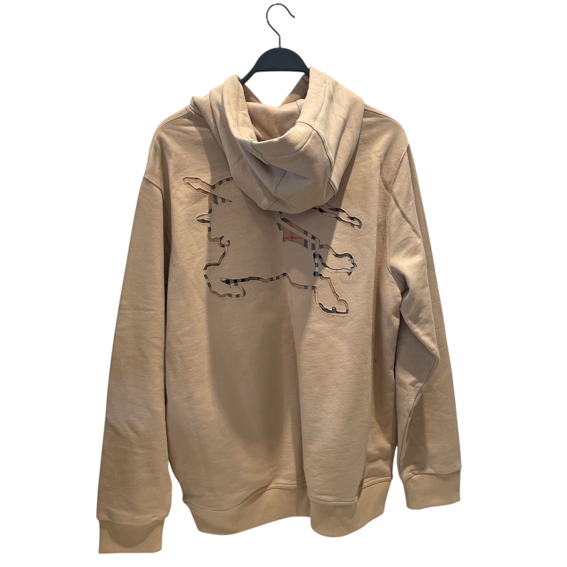 BURBERRY/Hoodie/XL/Cotton/BEG/embroidered equestrian Knight view 2