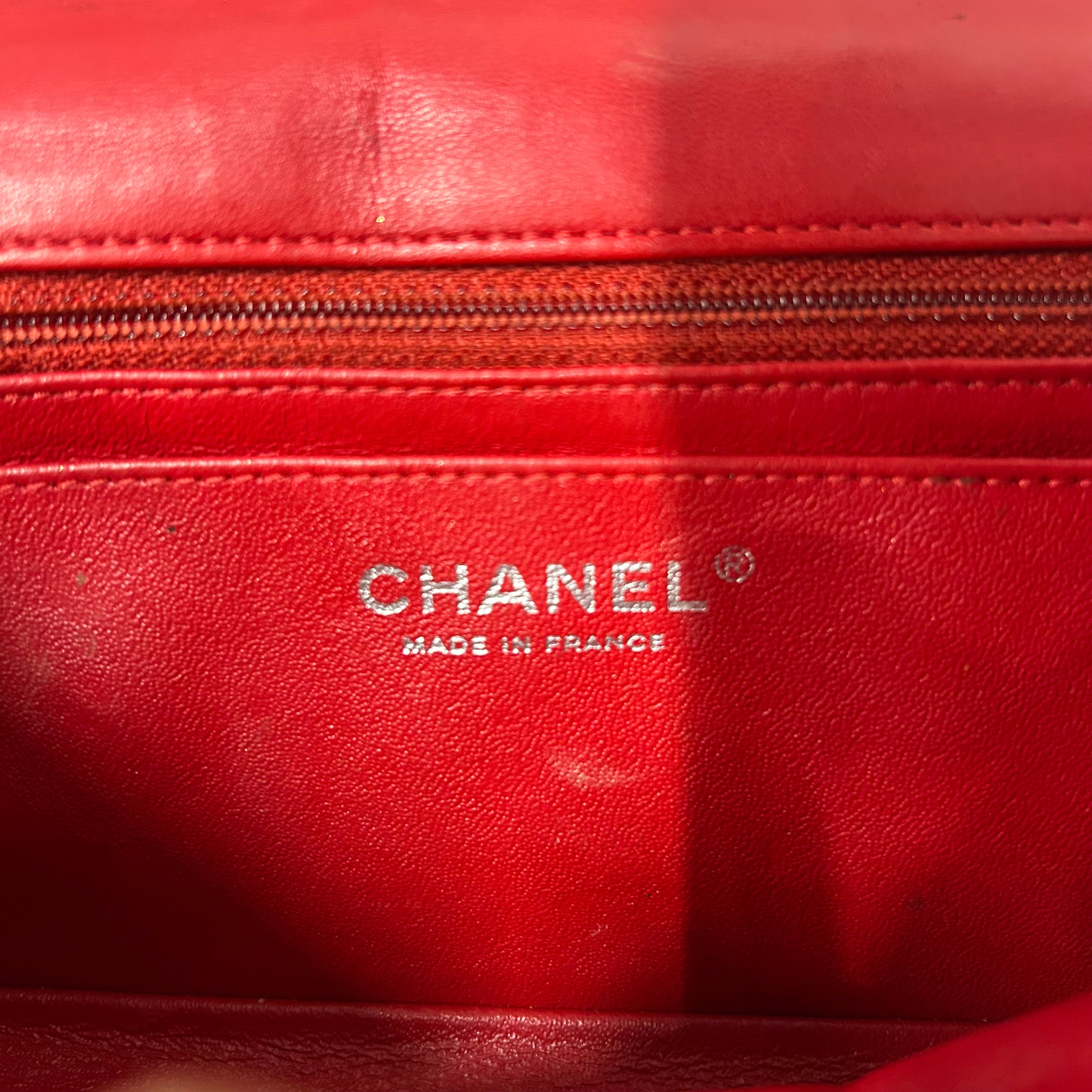 CHANEL/Bag/Leather/RED/Quilted Mini Flap view 3