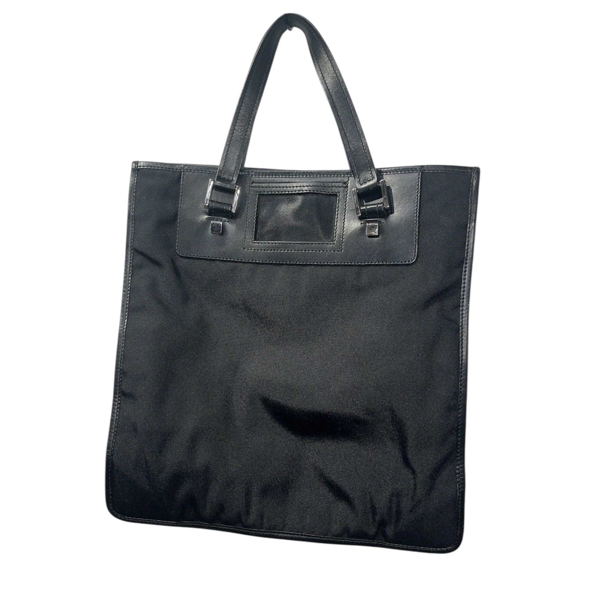 GUCCI/Tote Bag/BLK/ID SLOT, VELCRO INNER POCKET view 2