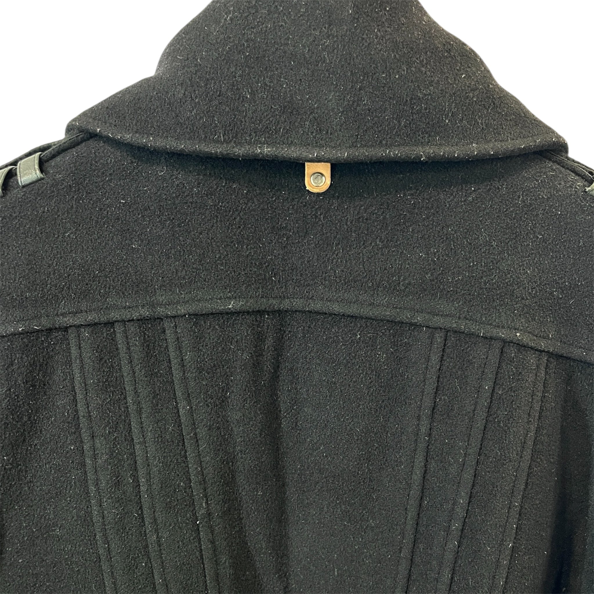 MACKAGE/Trench Coat/M/Cotton/BLK/LEATHER POCKET view 7