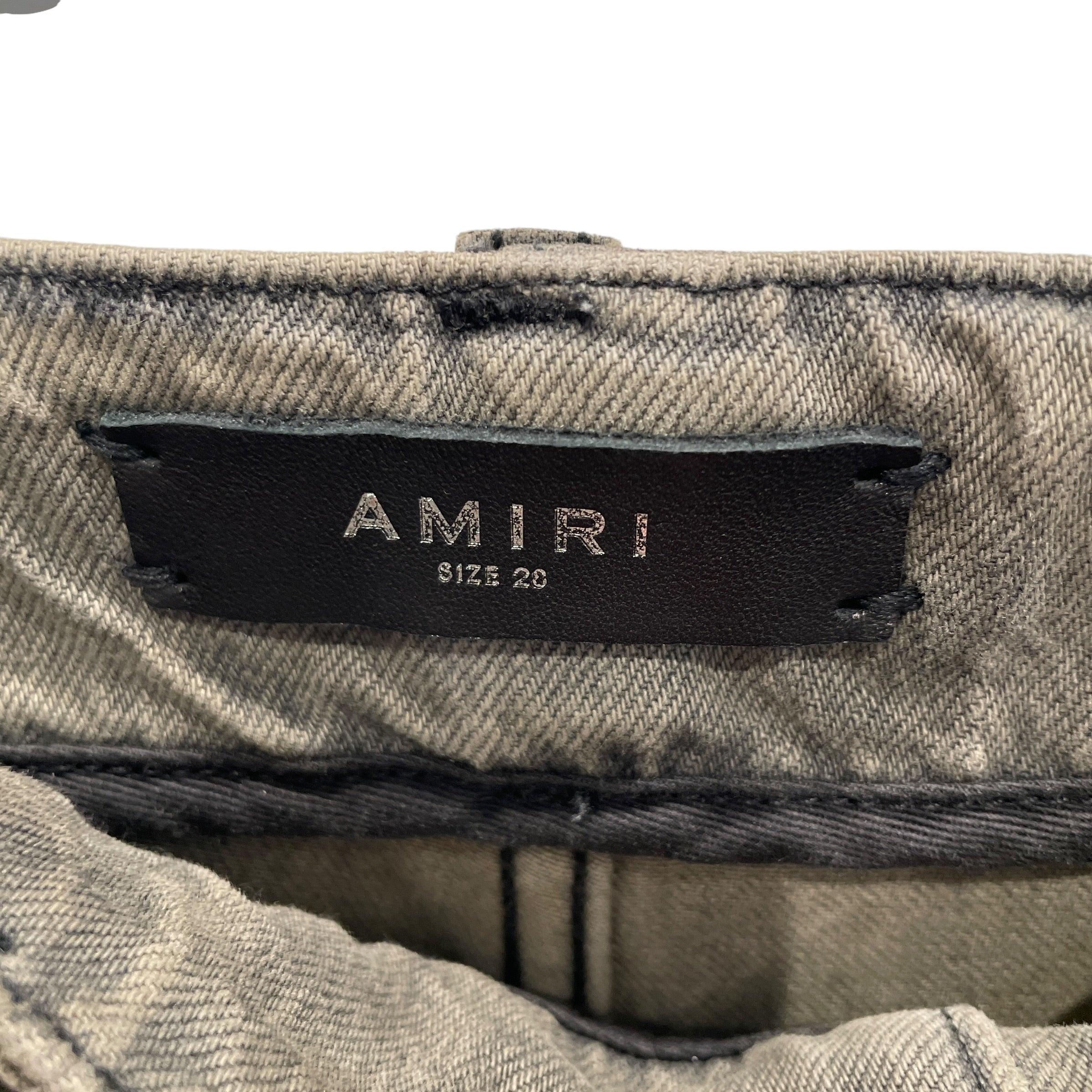 AMIRI/Cargo Pants/28/Cotton/GRN/ZIP POCKET PANELED CARGO view 3