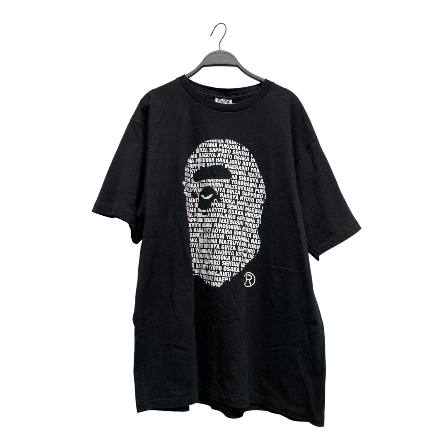 BAPE STA!/T-Shirt/XXL/BLK/BIG APE HEAD JAPAN TEE view 1