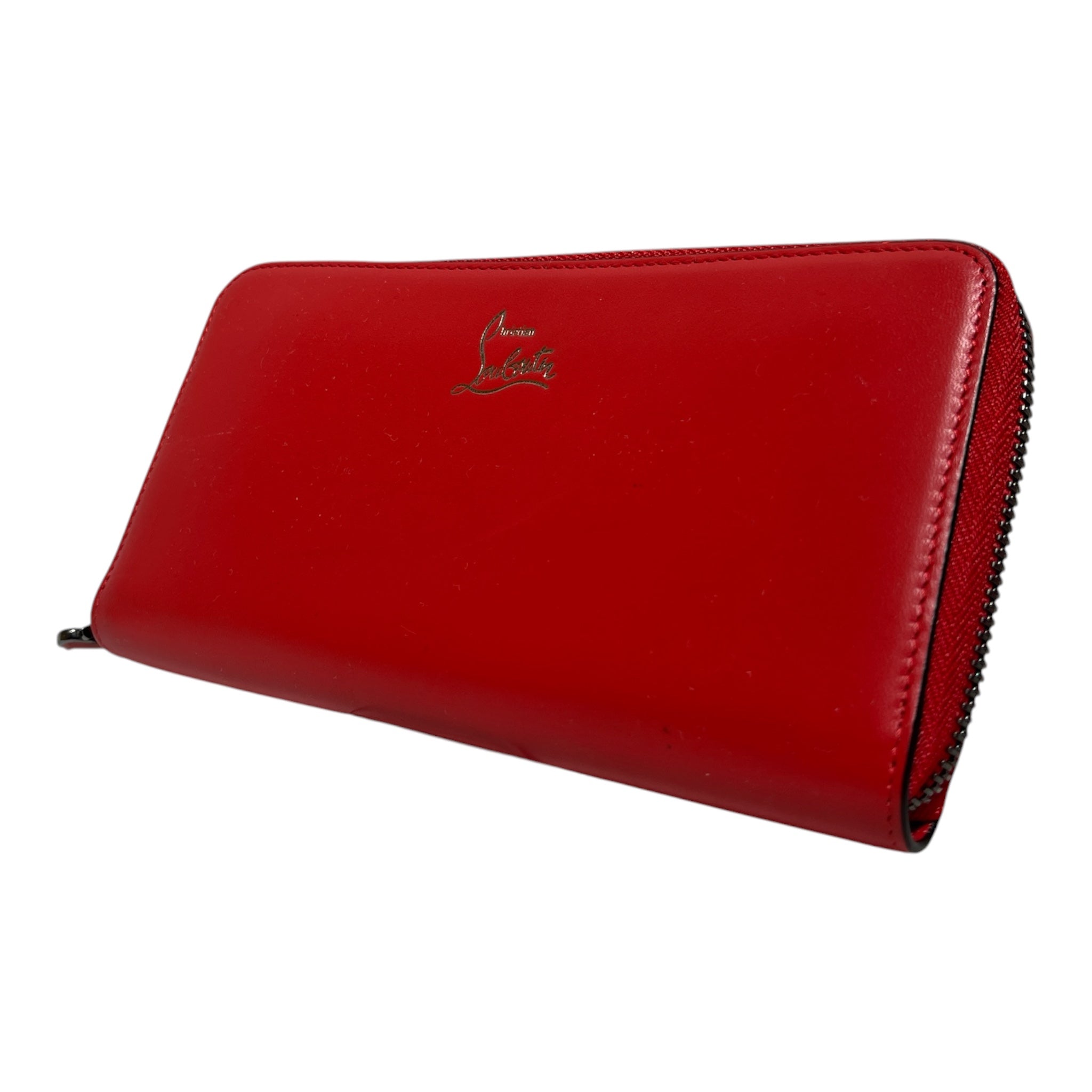 Christian Louboutin/Long Wallet/Leather/RED/L's/ view 1