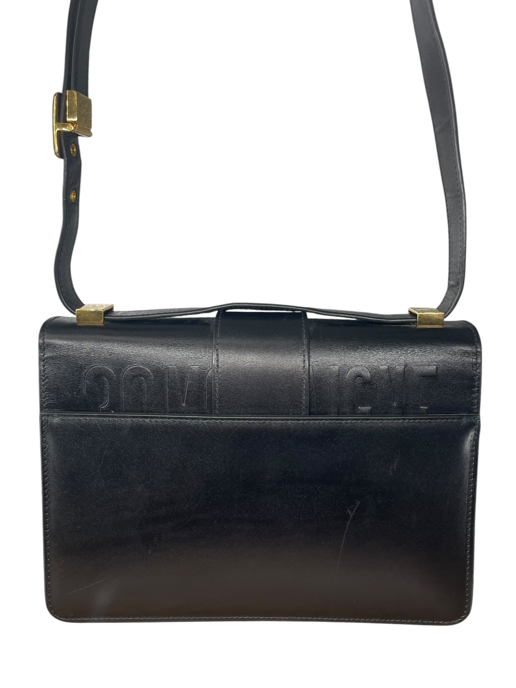 Christian Dior/Cross Body Bag/Leather/BLK/30 MONTAIGNE 29-MA-0139 view 6