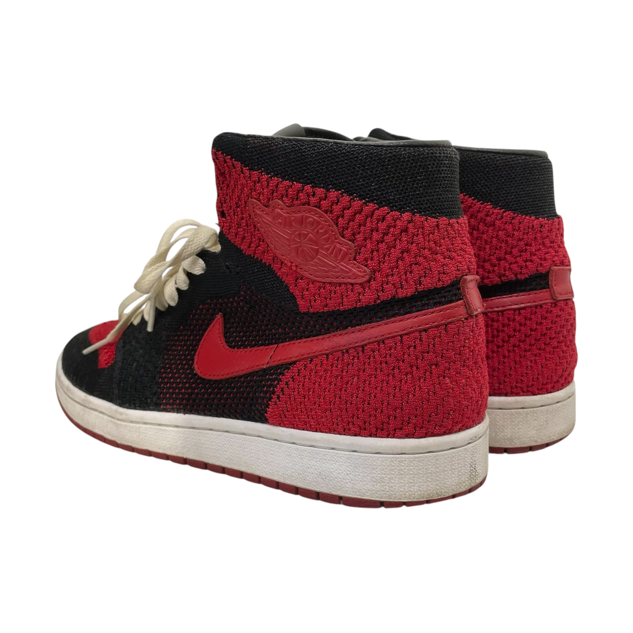 NIKE/Hi-Sneakers/US 10/Cotton/RED/jordan 1 flyknit view 2